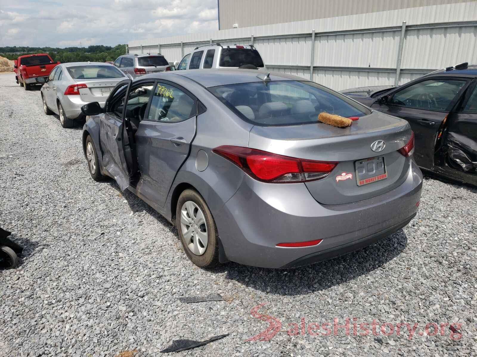 5NPDH4AEXGH746660 2016 HYUNDAI ELANTRA