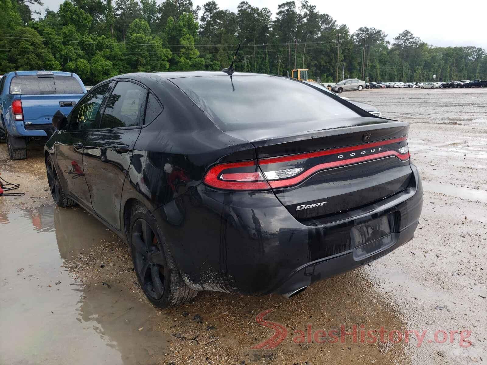 1C3CDFBB8GD644601 2016 DODGE DART