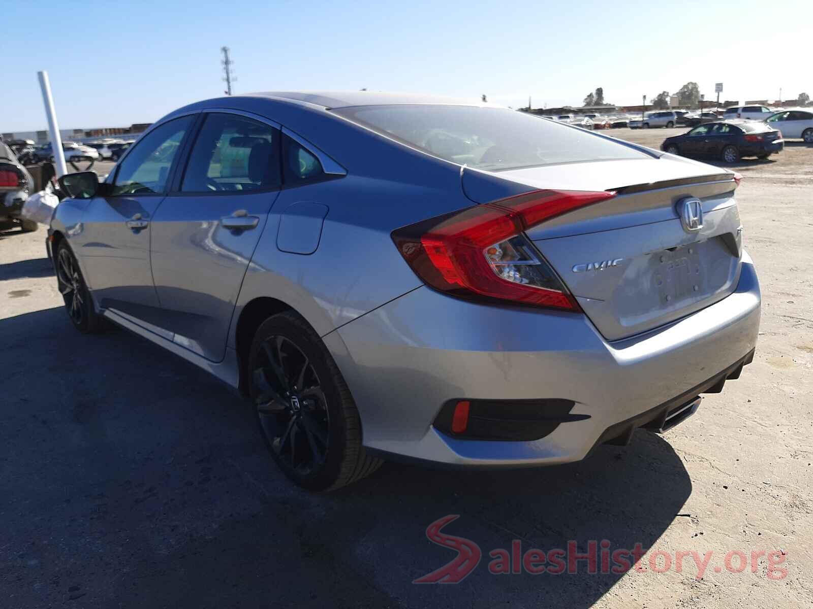 19XFC2F88KE213363 2019 HONDA CIVIC