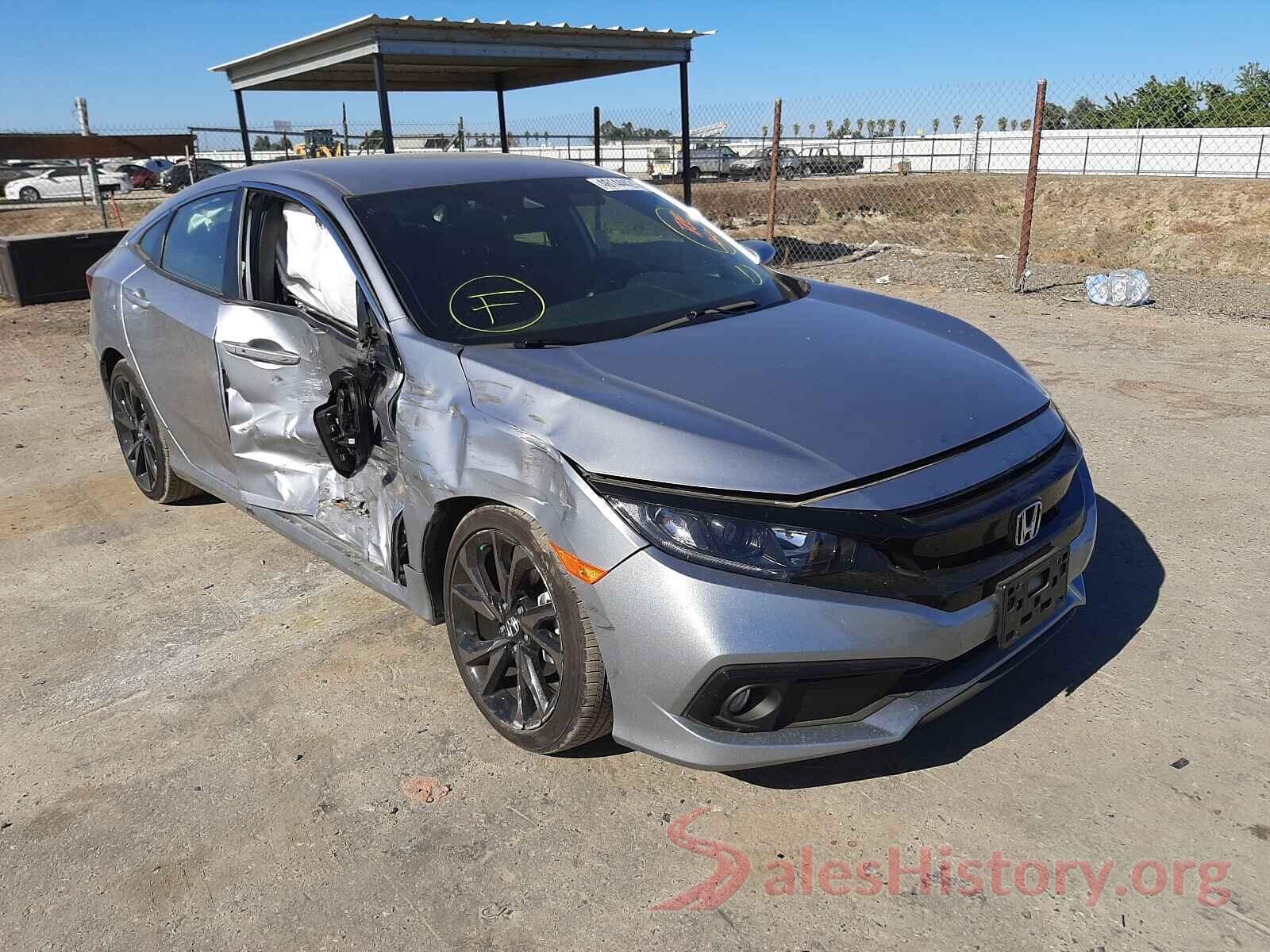 19XFC2F88KE213363 2019 HONDA CIVIC