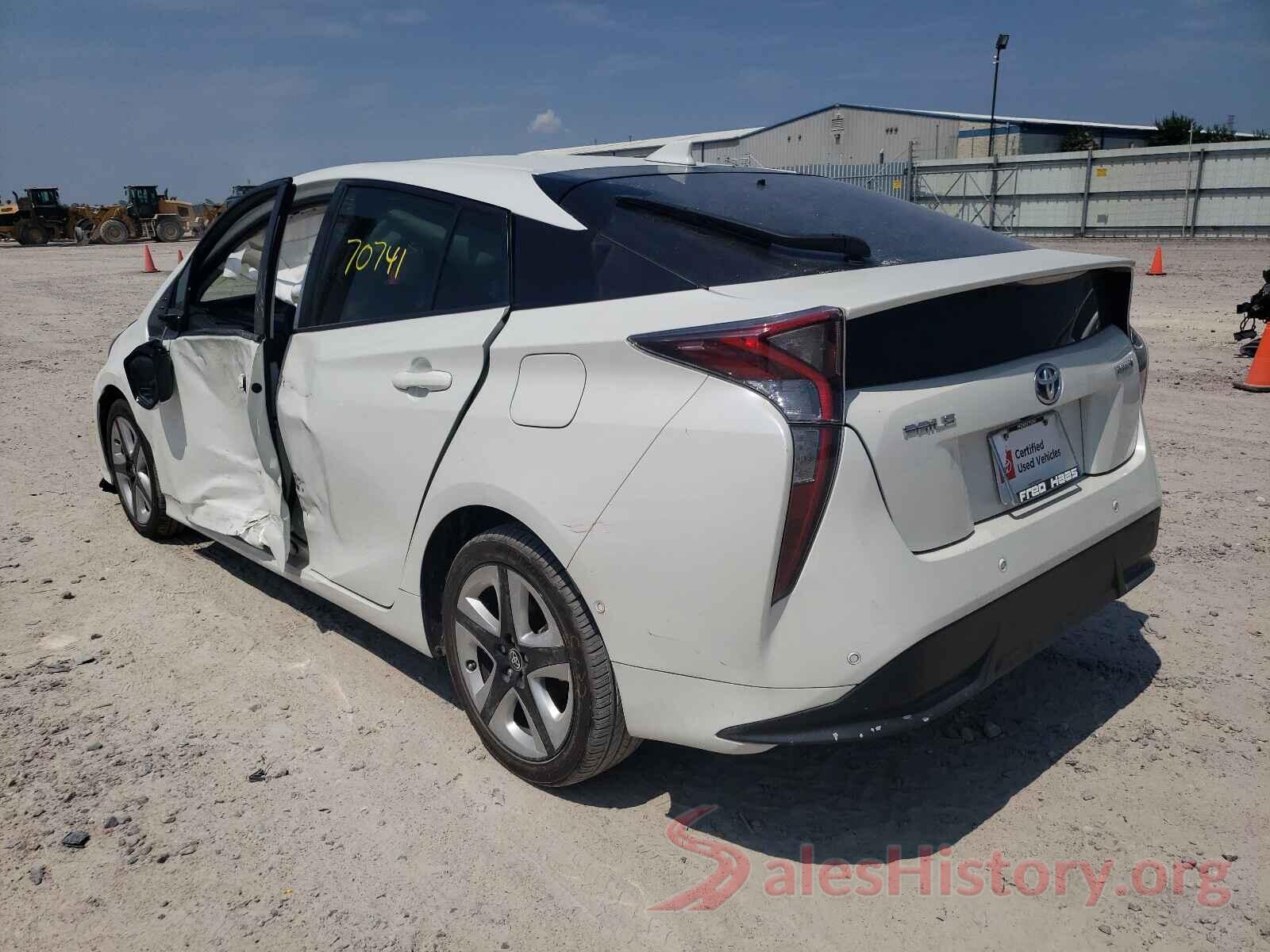 JTDKARFU6J3058084 2018 TOYOTA PRIUS