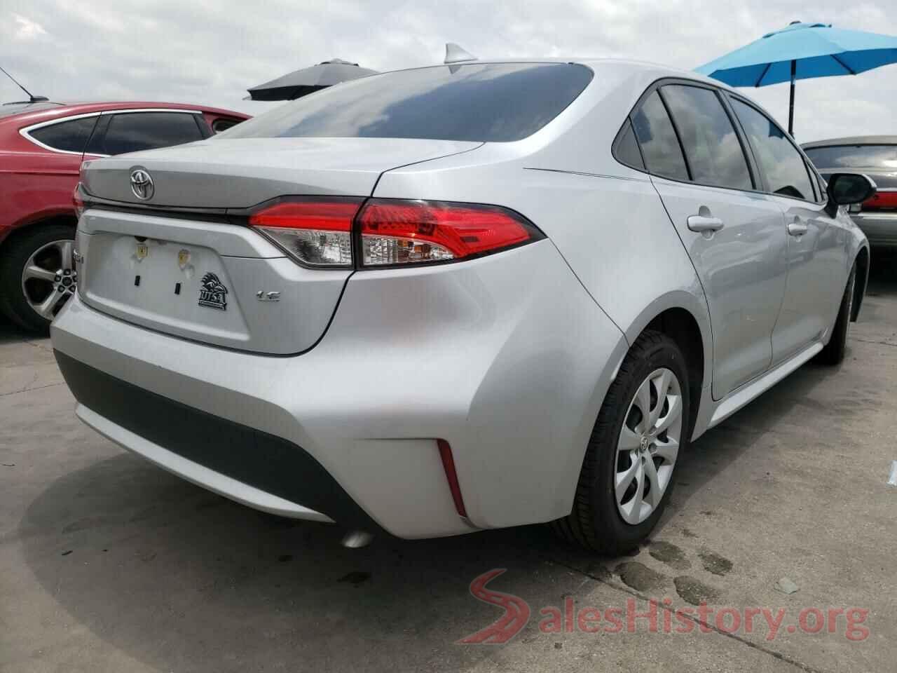 JTDEPRAE0LJ003284 2020 TOYOTA COROLLA