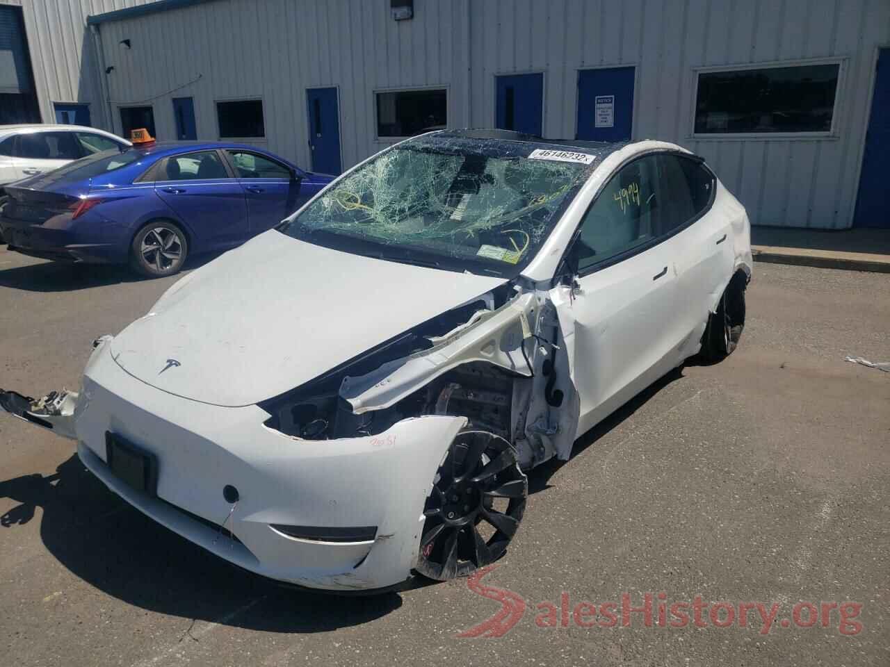 5YJYGDEEXMF068033 2021 TESLA MODEL Y