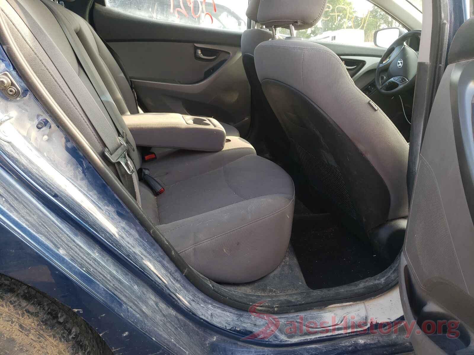 5NPDH4AE0GH672861 2016 HYUNDAI ELANTRA