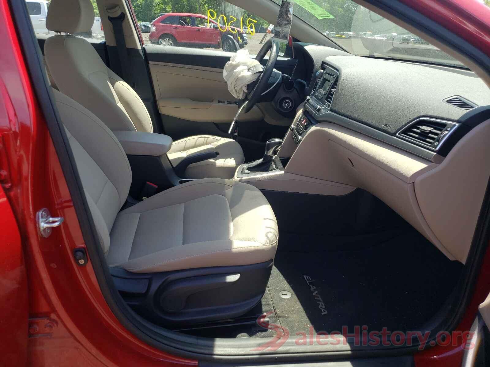 KMHD74LF2HU431136 2017 HYUNDAI ELANTRA