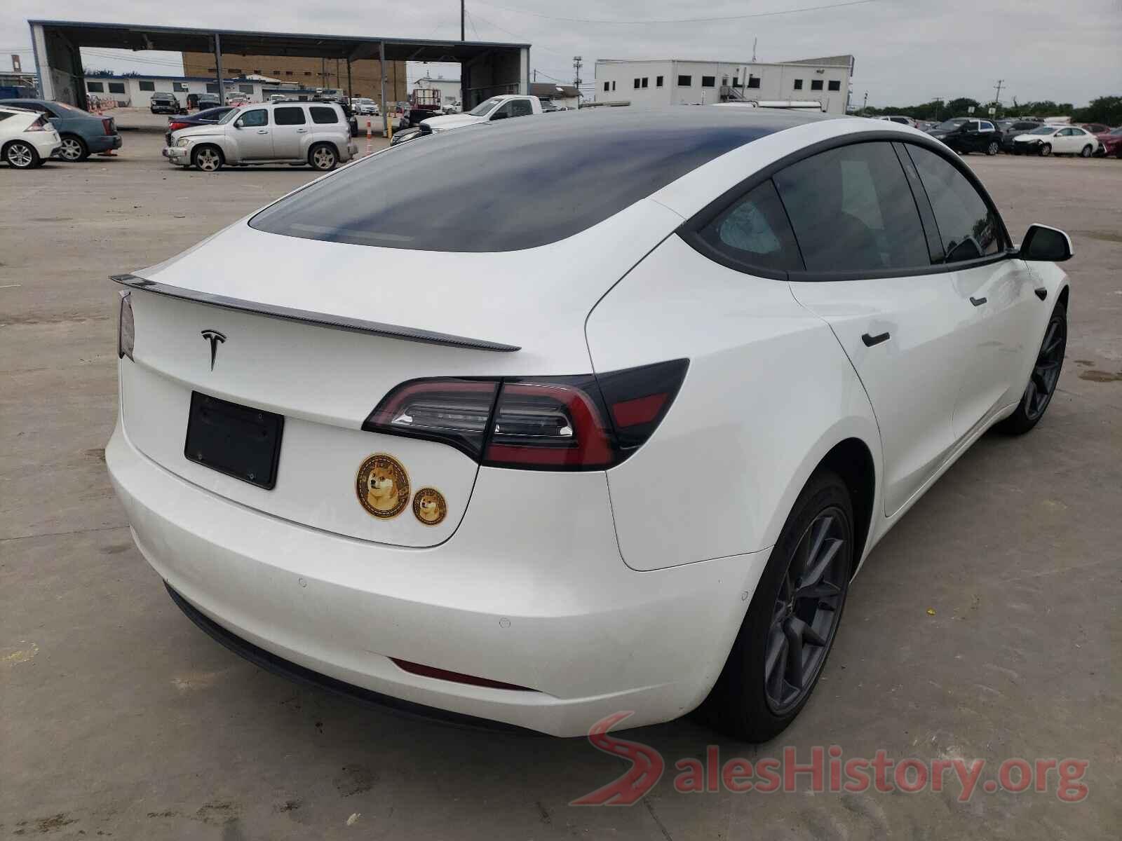 5YJ3E1EA0MF921096 2021 TESLA MODEL 3