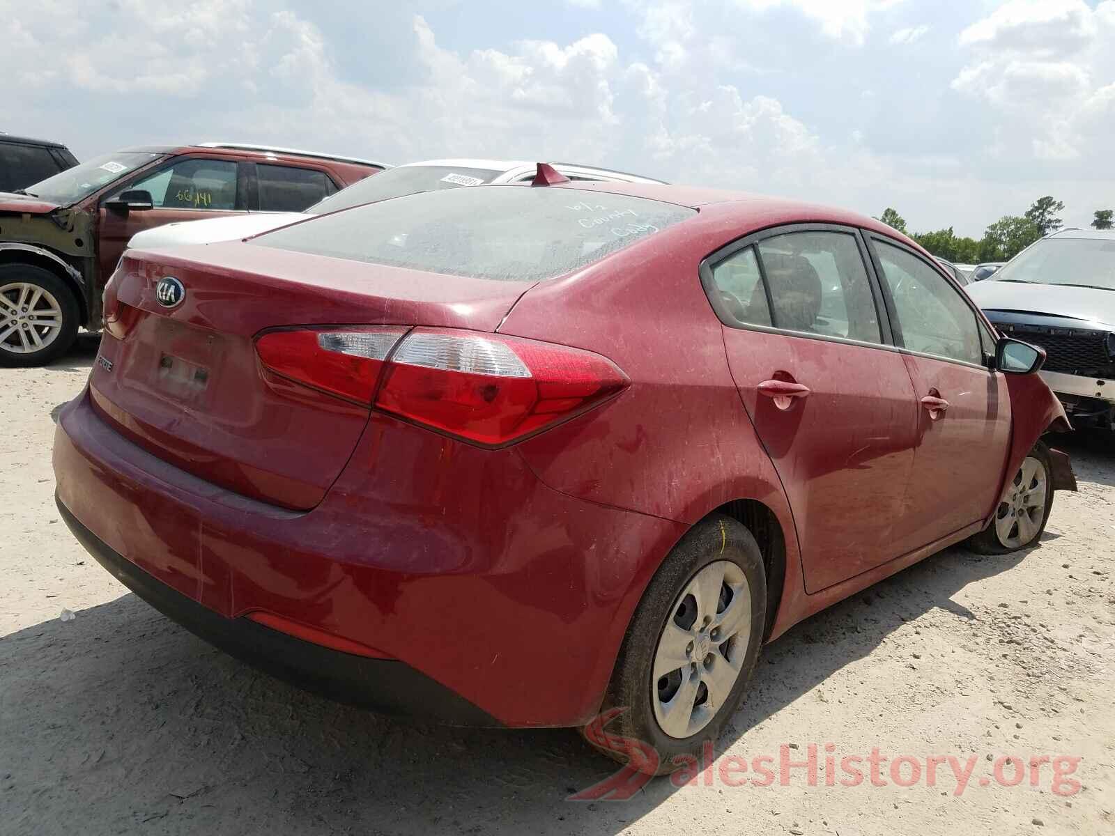 KNAFK4A61G5607629 2016 KIA FORTE