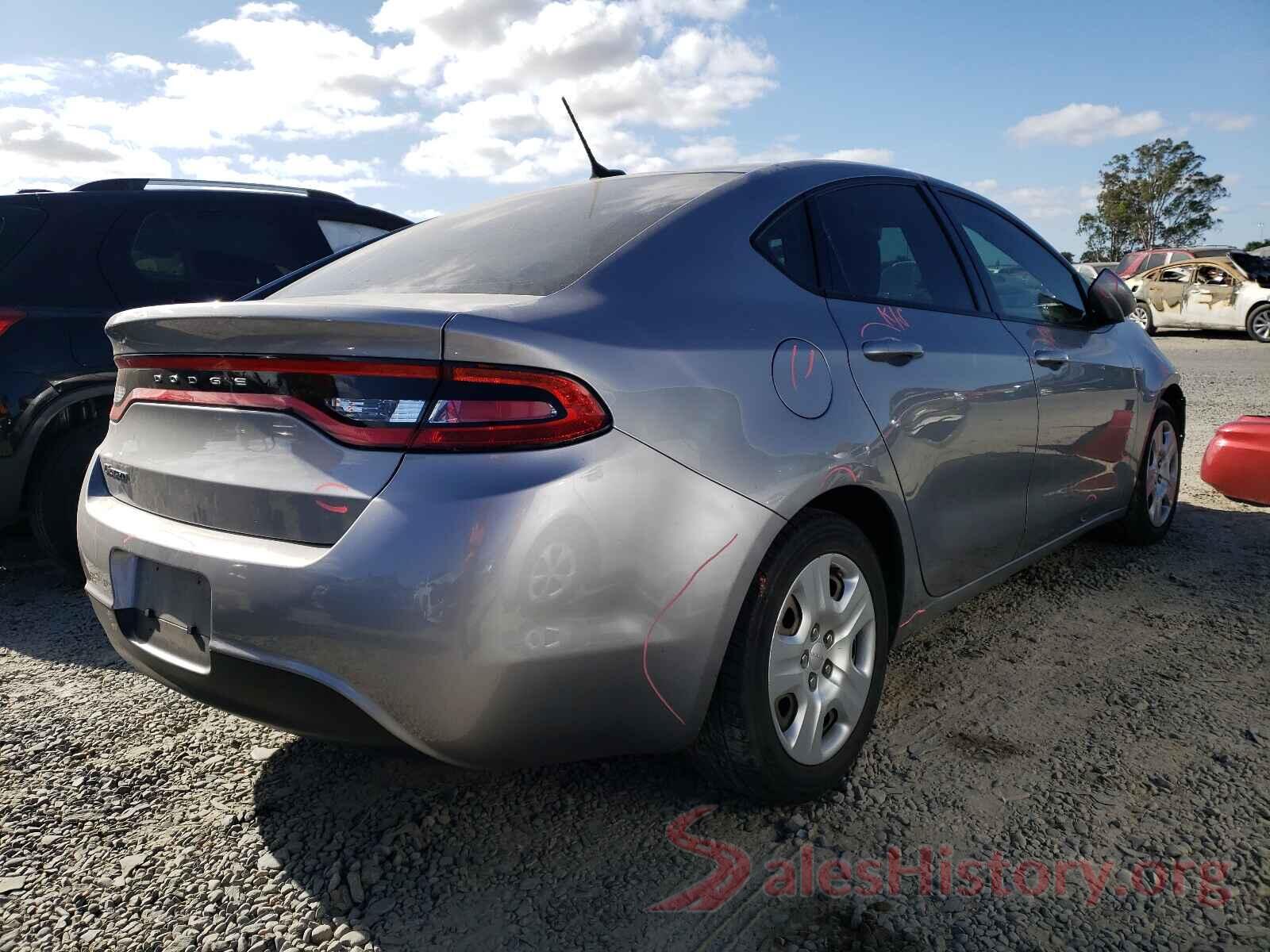 1C3CDFAA2GD540162 2016 DODGE DART