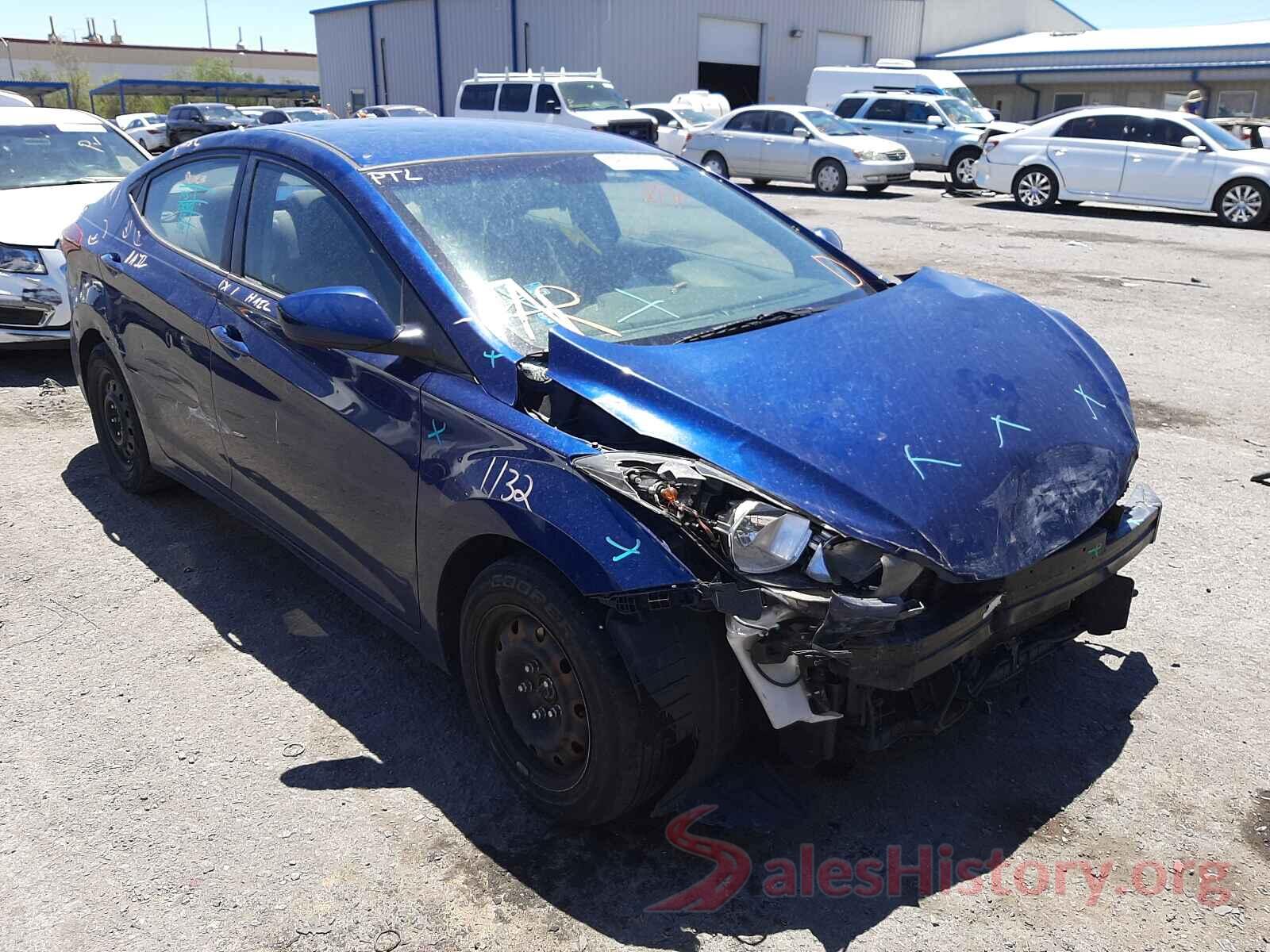 5NPDH4AE6GH703501 2016 HYUNDAI ELANTRA