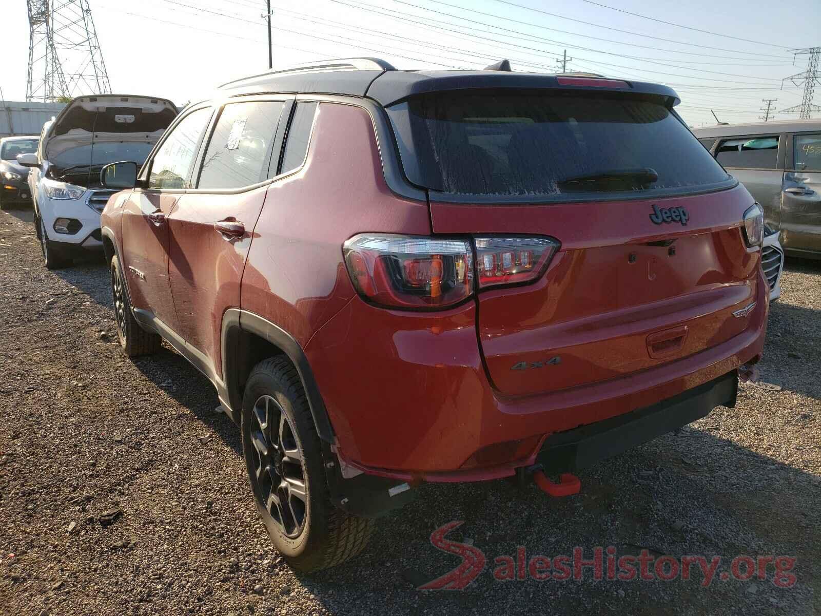 3C4NJDDB2KT671018 2019 JEEP COMPASS