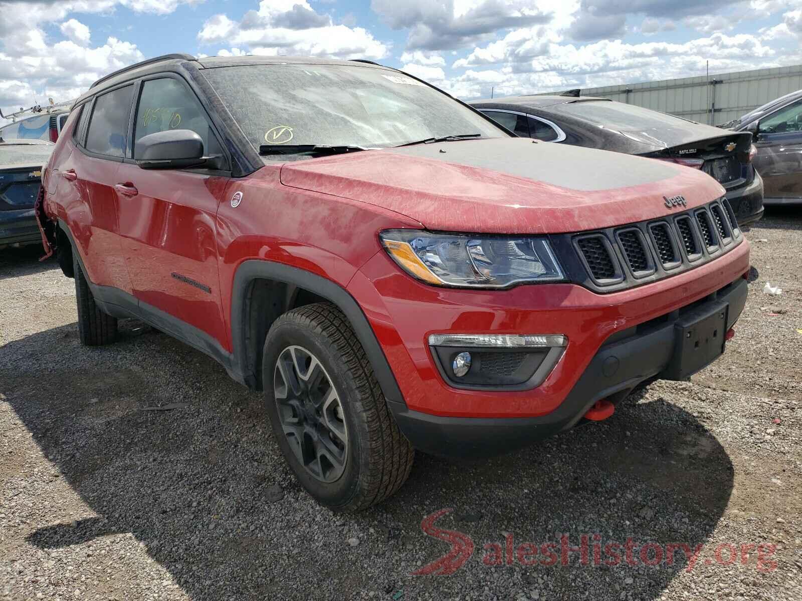 3C4NJDDB2KT671018 2019 JEEP COMPASS