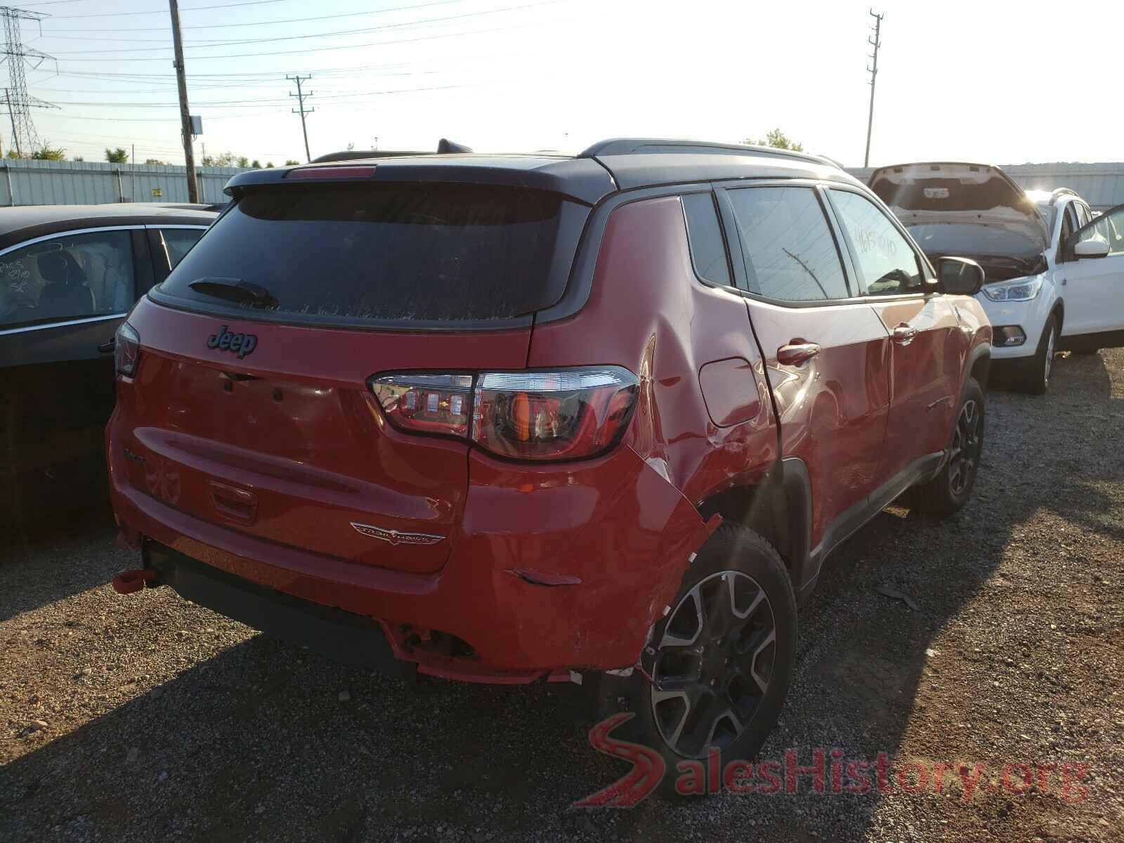 3C4NJDDB2KT671018 2019 JEEP COMPASS