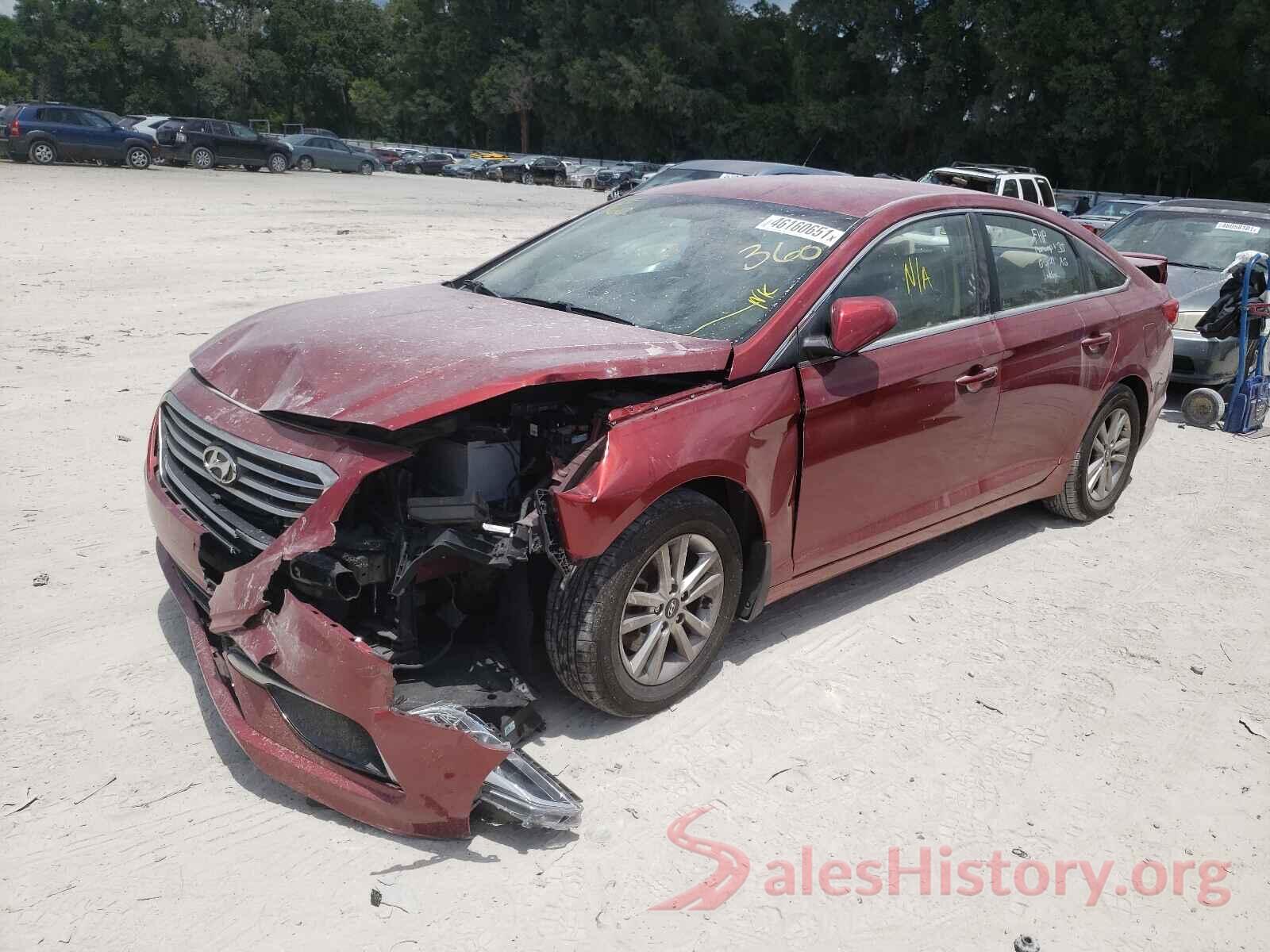 5NPE24AF7GH433001 2016 HYUNDAI SONATA