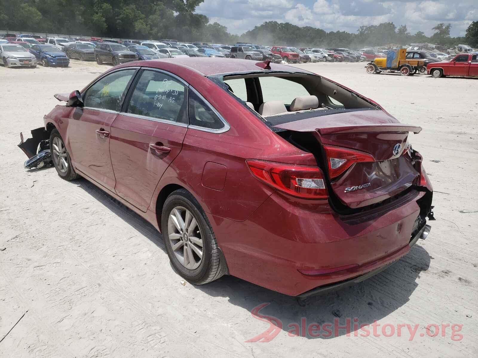 5NPE24AF7GH433001 2016 HYUNDAI SONATA