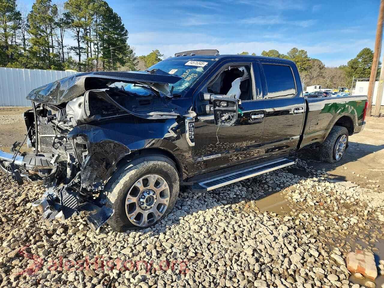 2022 FORD F350 VIN 1FT8W3BT1NEF99611, auction photo