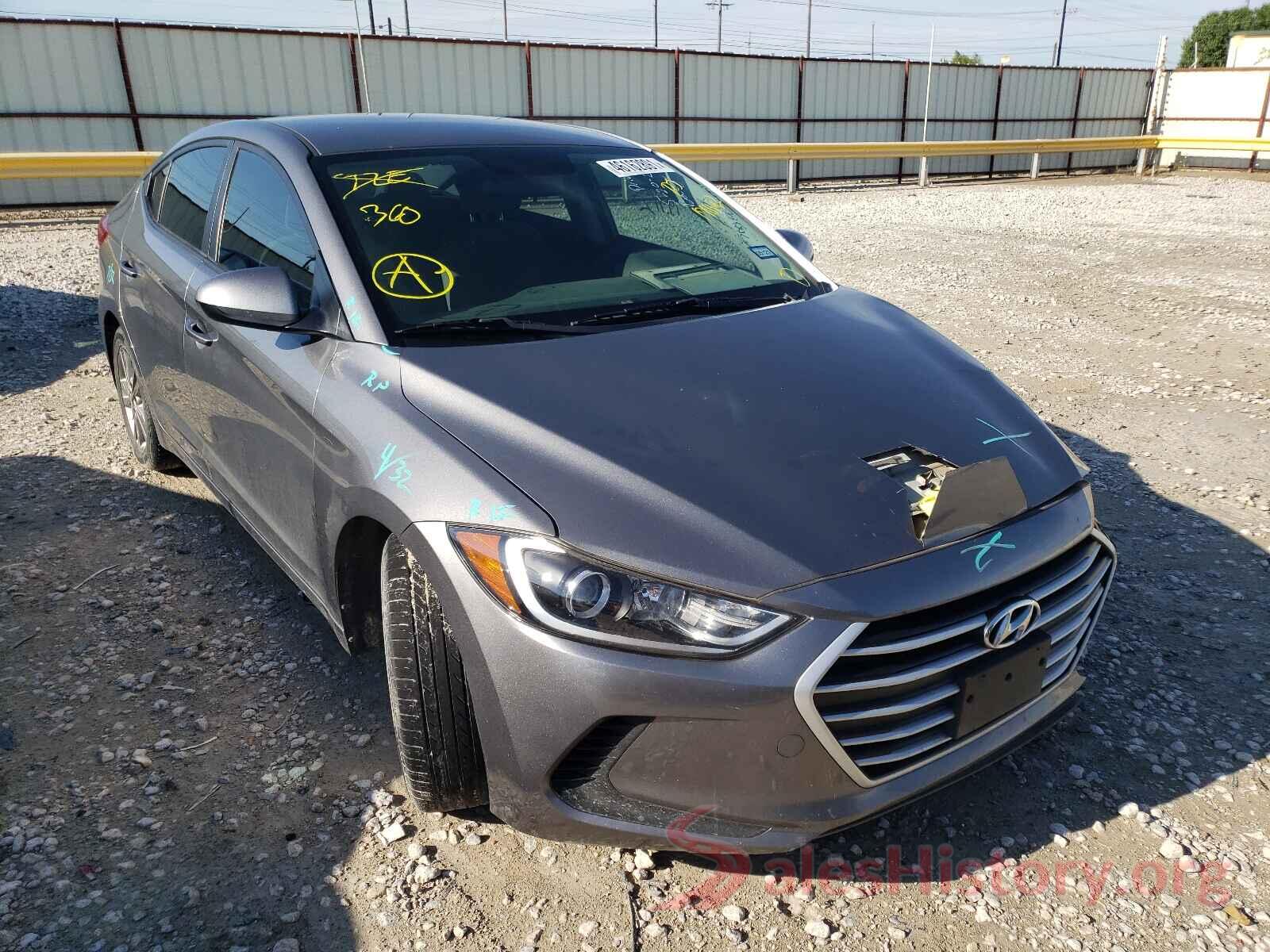 KMHD84LFXHU170092 2017 HYUNDAI ELANTRA