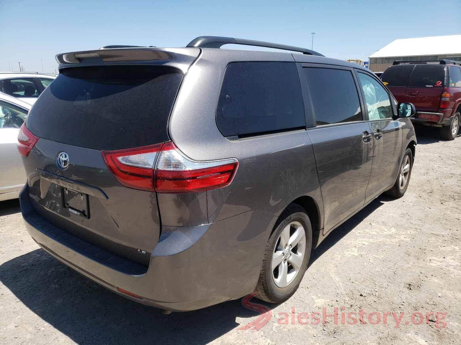 5TDKK3DC6GS749322 2016 TOYOTA SIENNA