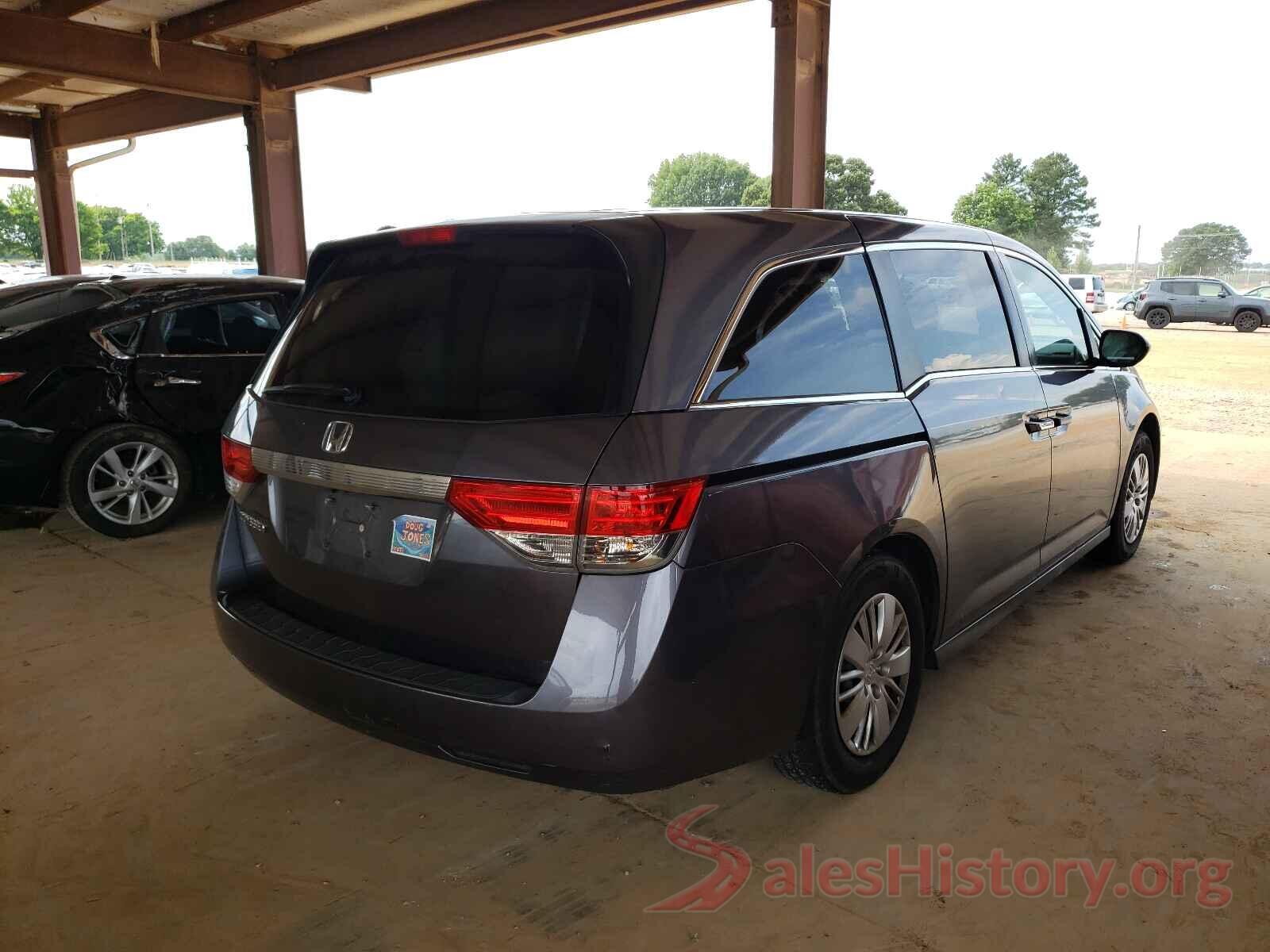 5FNRL5H22GB029822 2016 HONDA ODYSSEY