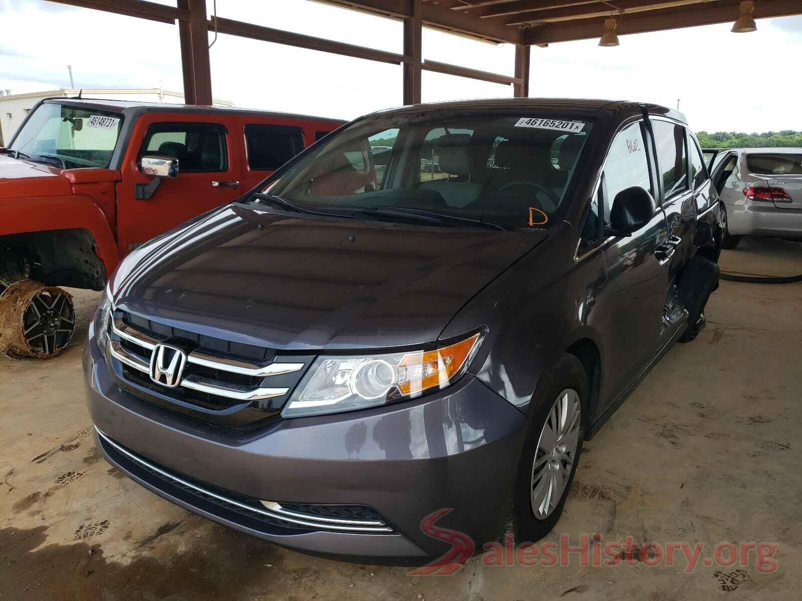 5FNRL5H22GB029822 2016 HONDA ODYSSEY