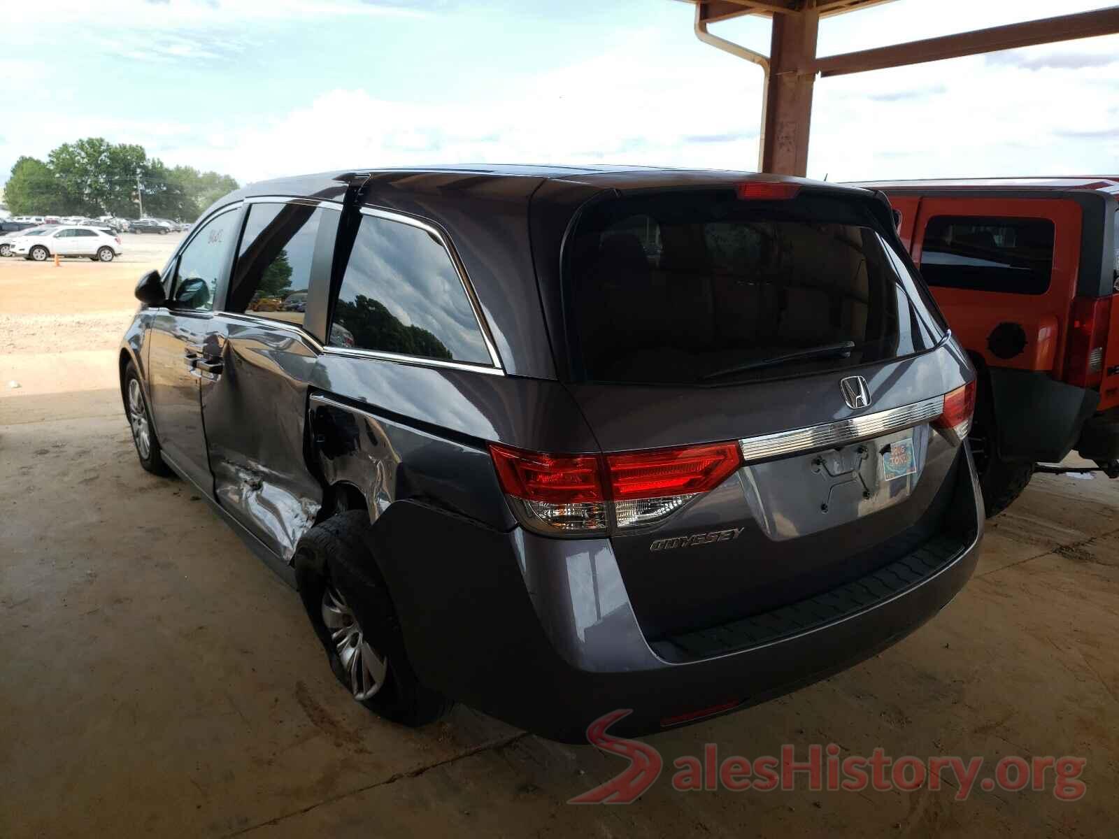 5FNRL5H22GB029822 2016 HONDA ODYSSEY