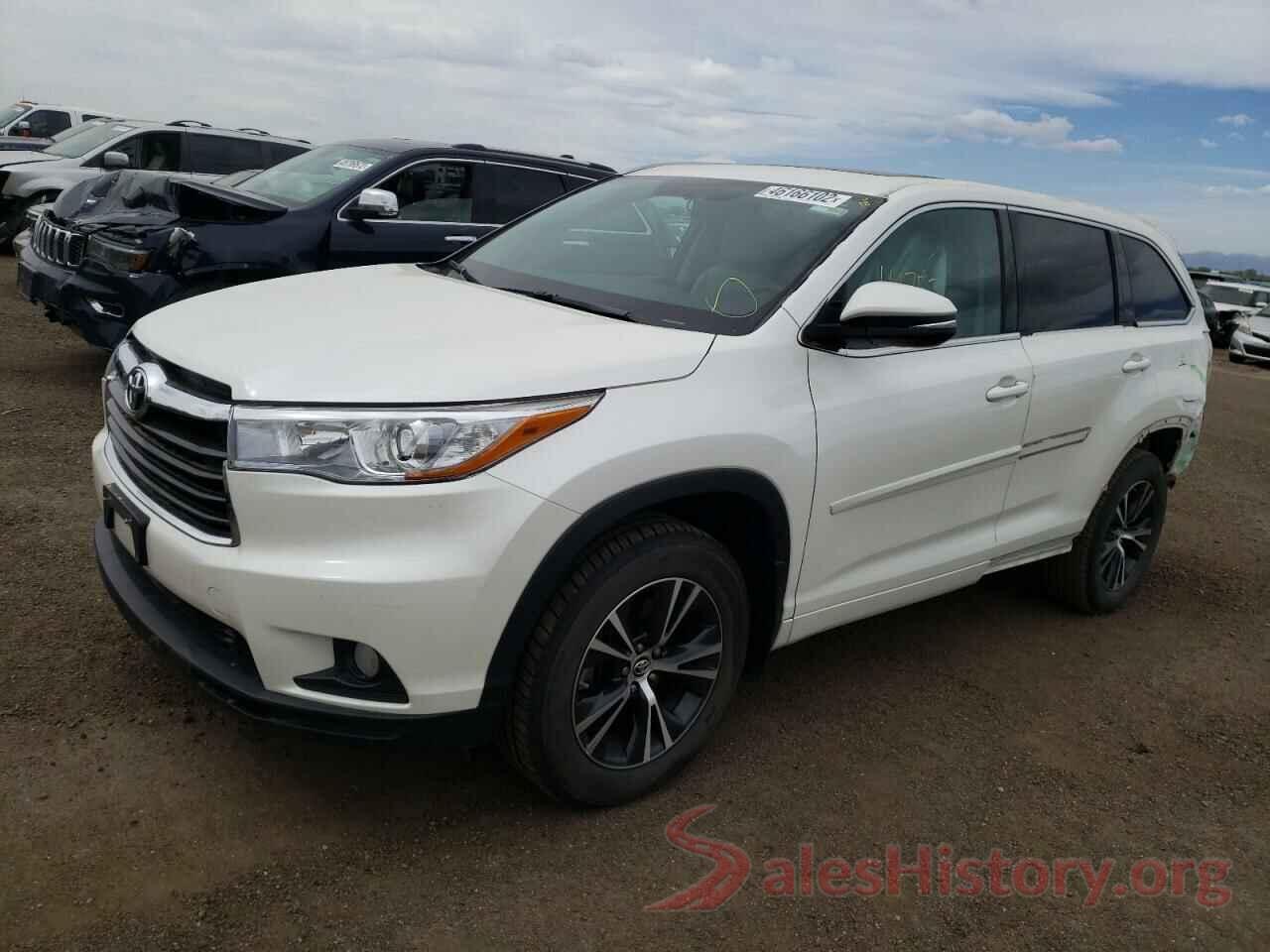 5TDJKRFH0GS254332 2016 TOYOTA HIGHLANDER