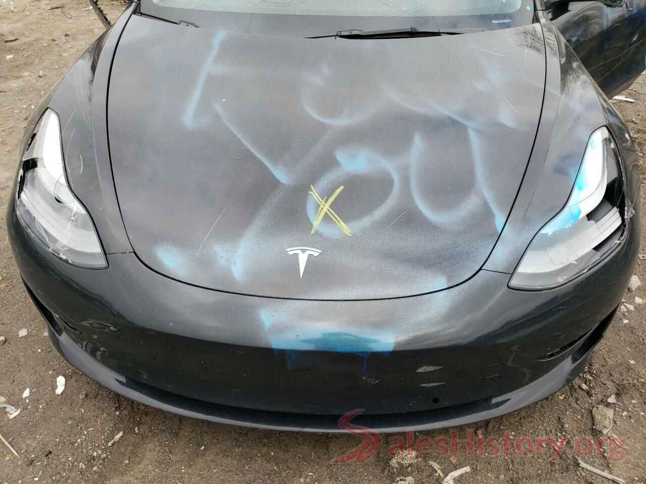 5YJ3E1EB7NF105612 2022 TESLA MODEL 3