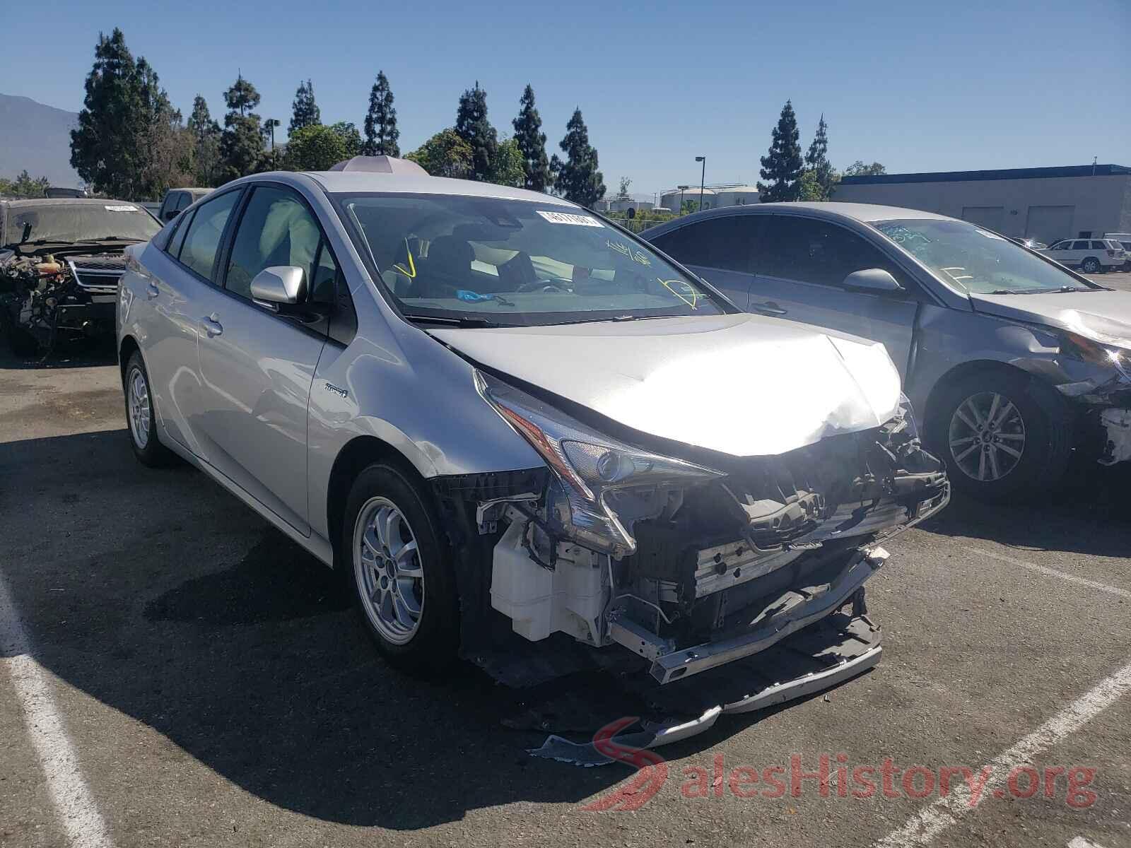 JTDKBRFU6H3038747 2017 TOYOTA PRIUS