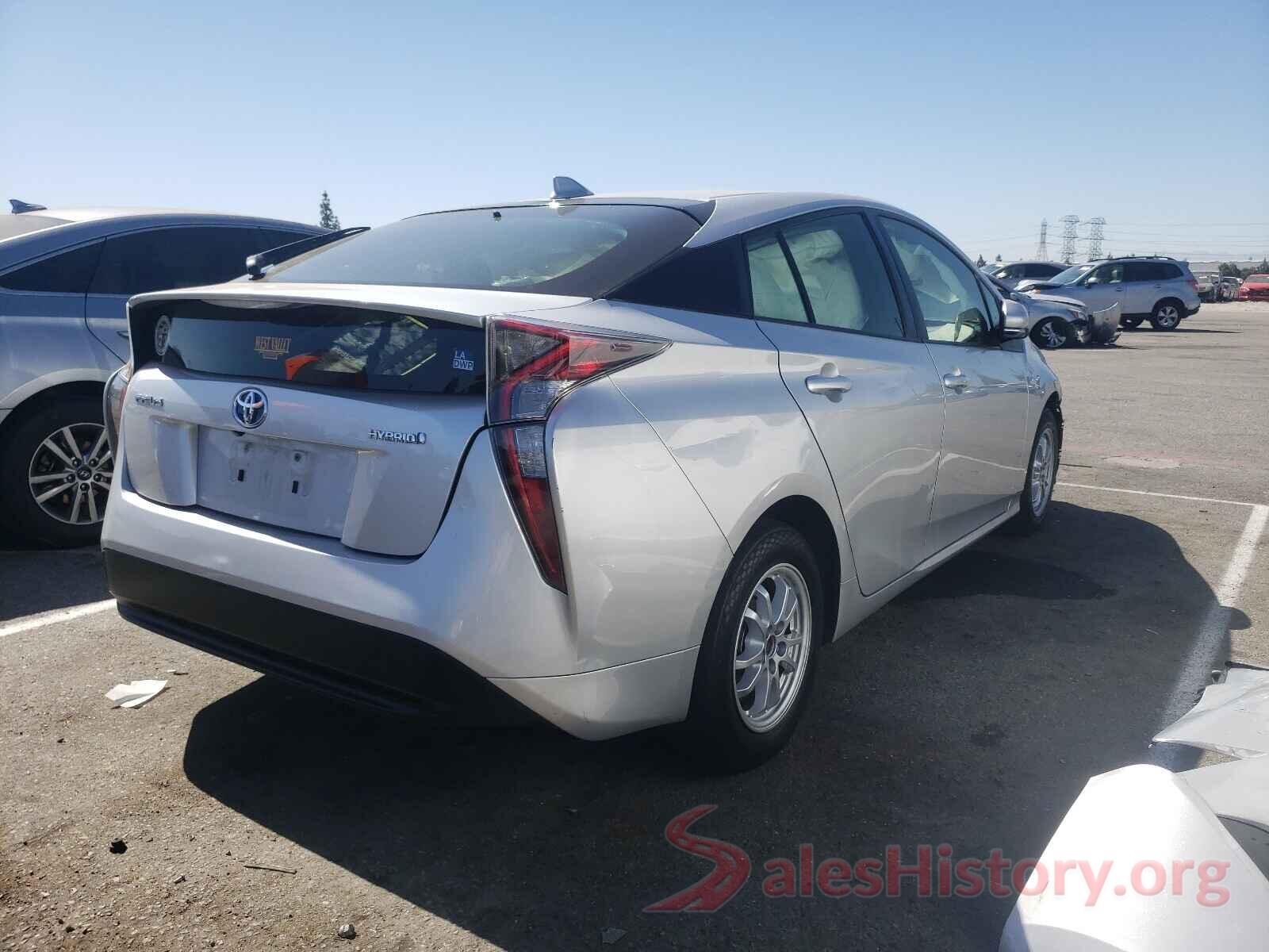 JTDKBRFU6H3038747 2017 TOYOTA PRIUS