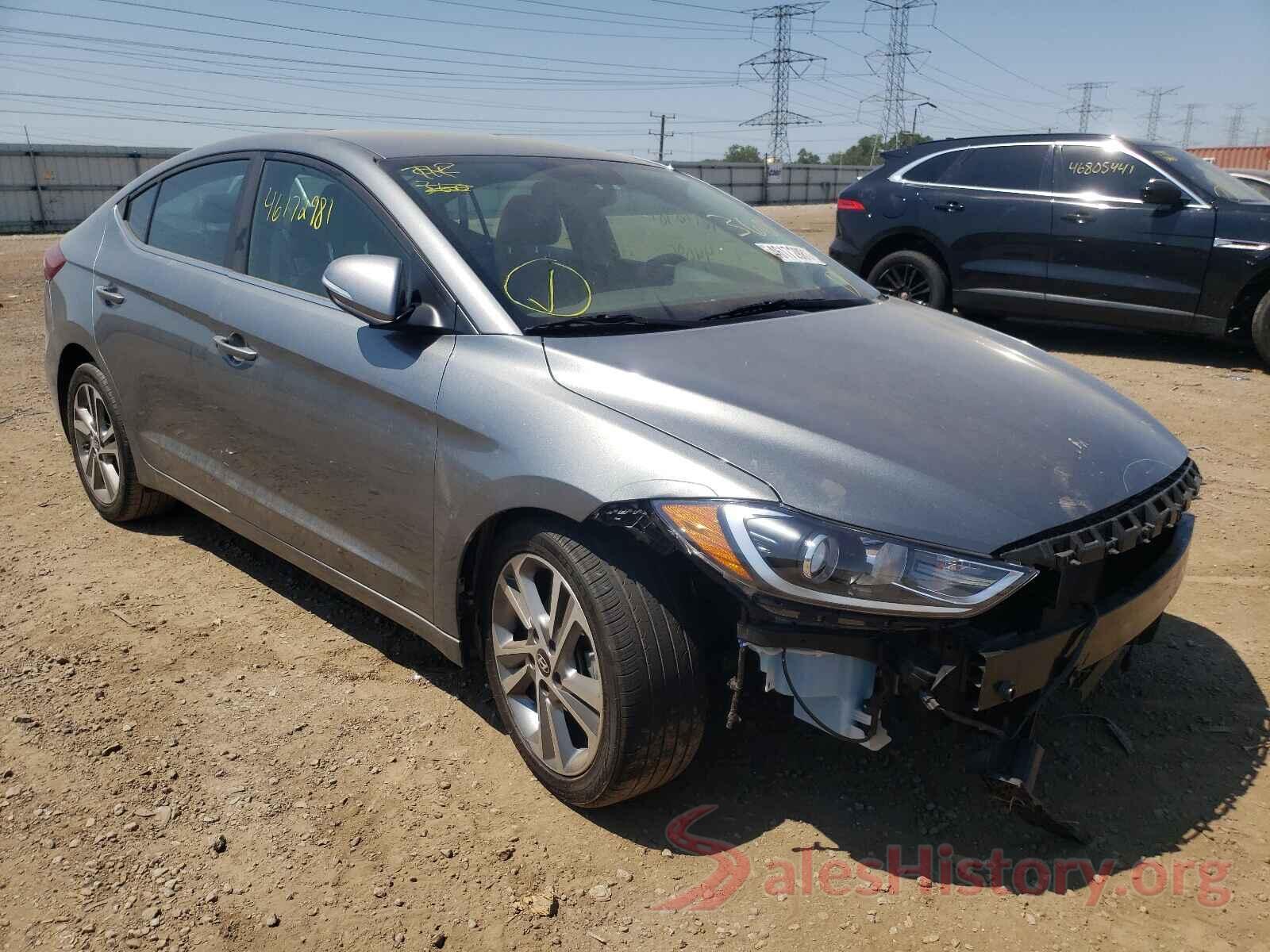 KMHD84LF2JU711870 2018 HYUNDAI ELANTRA