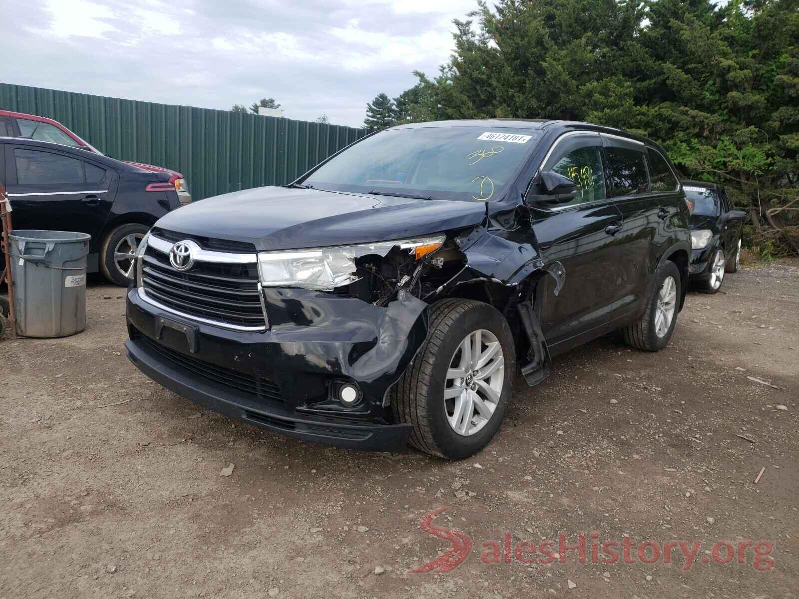 5TDBKRFH1GS230481 2016 TOYOTA HIGHLANDER