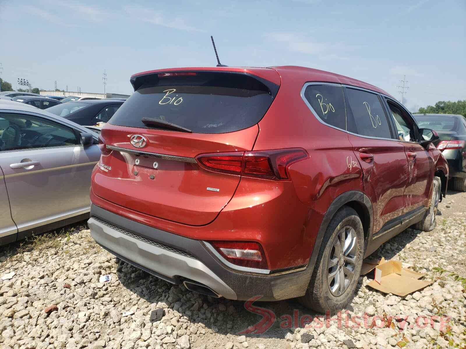 5NMS2CAD4KH129643 2019 HYUNDAI SANTA FE