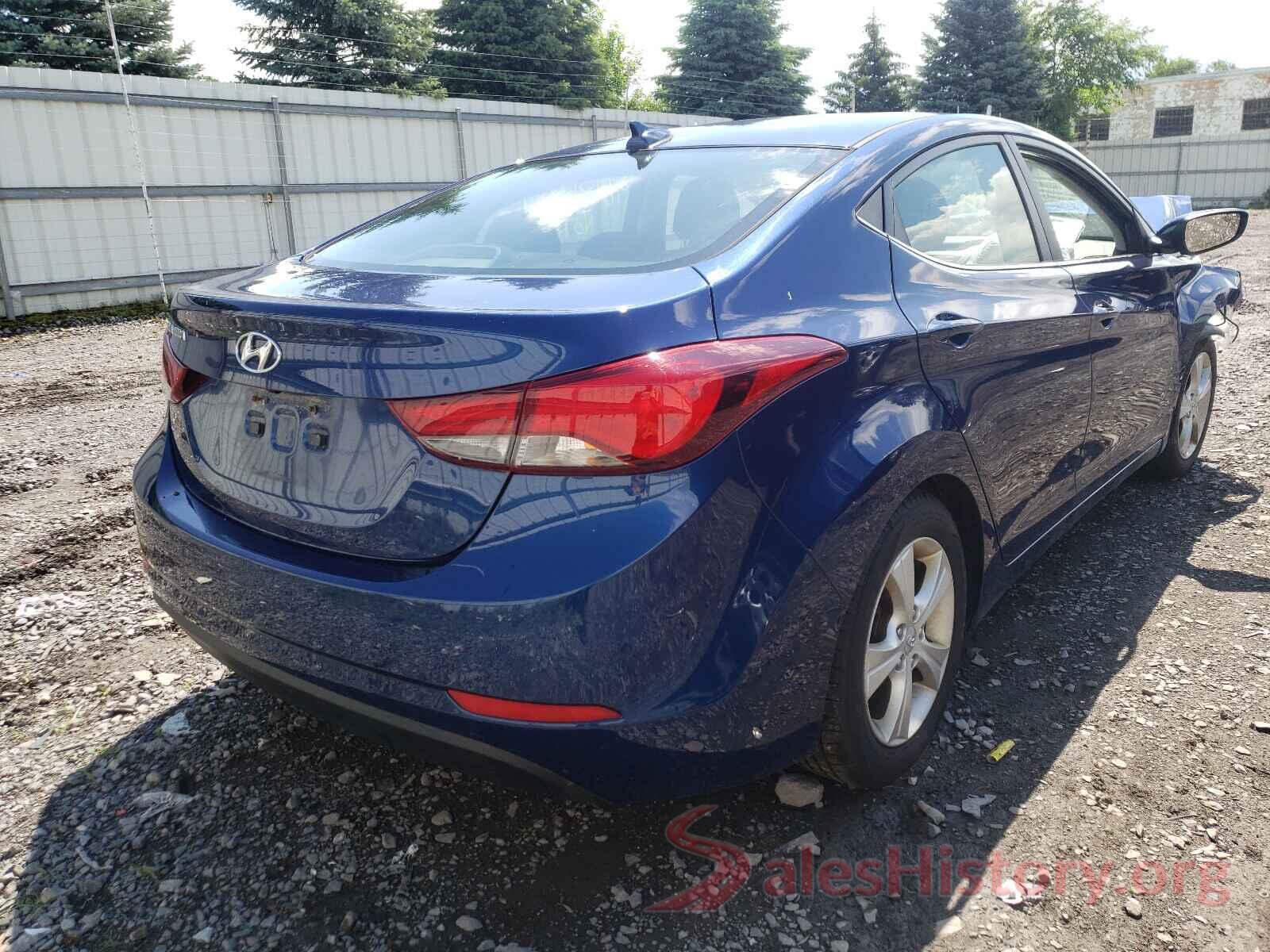 5NPDH4AE6GH762399 2016 HYUNDAI ELANTRA