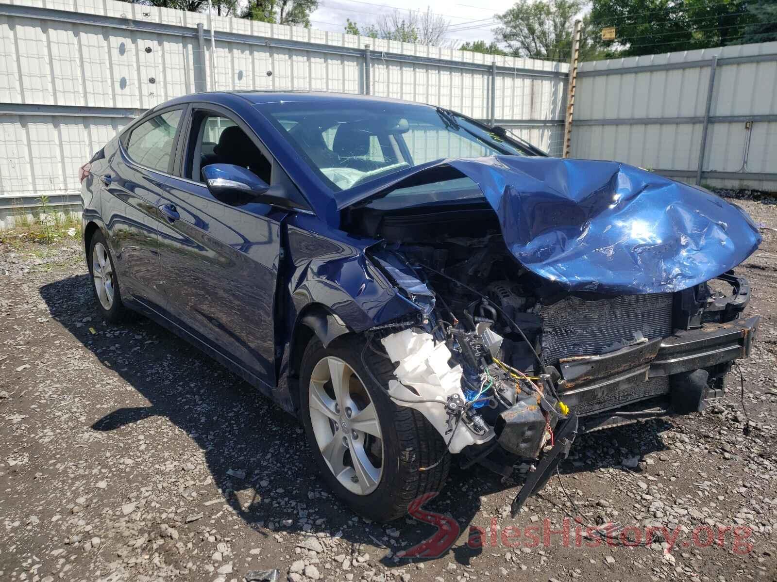 5NPDH4AE6GH762399 2016 HYUNDAI ELANTRA