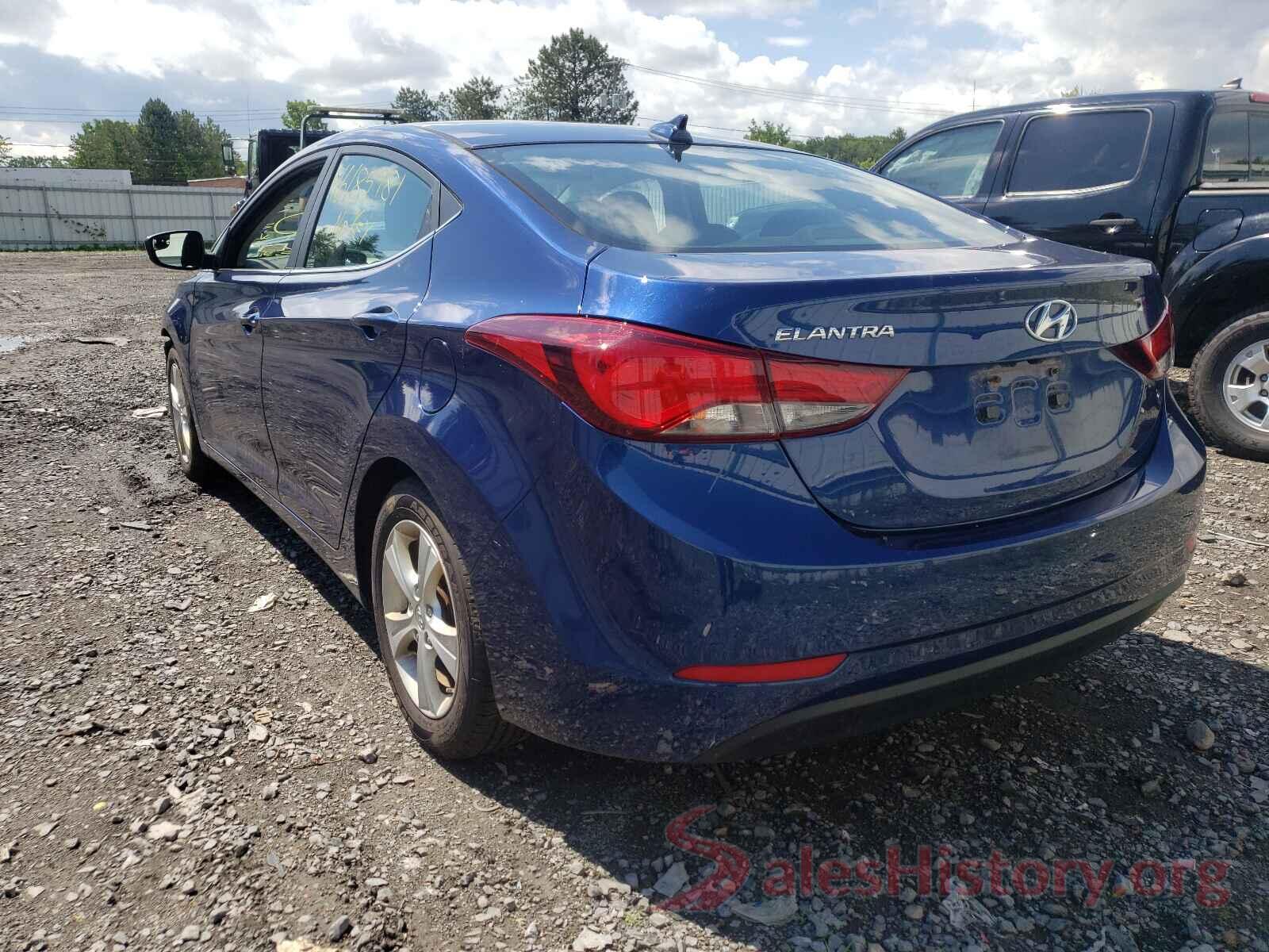 5NPDH4AE6GH762399 2016 HYUNDAI ELANTRA