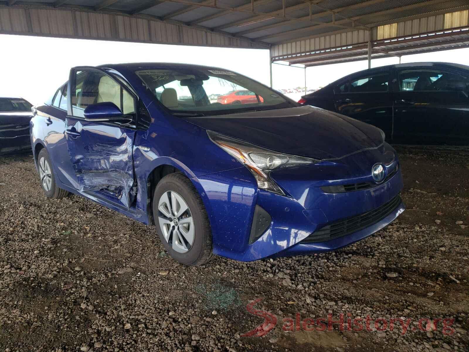 JTDKBRFU8J3594743 2018 TOYOTA PRIUS