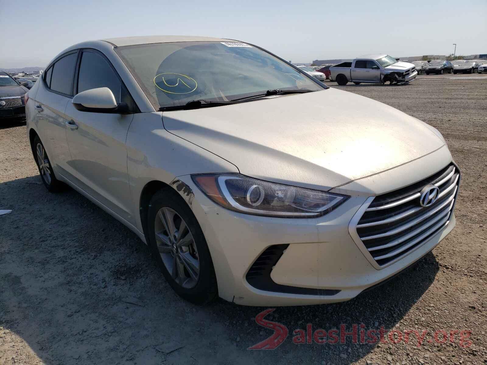 5NPD84LF7JH400224 2018 HYUNDAI ELANTRA