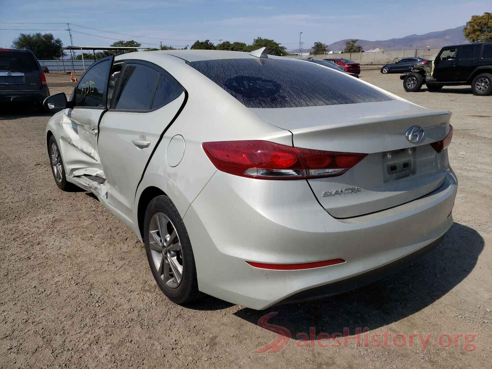 5NPD84LF7JH400224 2018 HYUNDAI ELANTRA