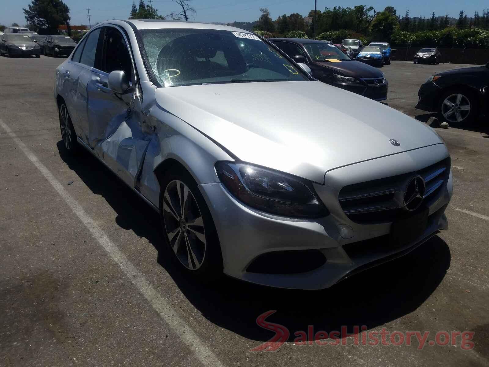 55SWF4JB4JU253730 2018 MERCEDES-BENZ C CLASS