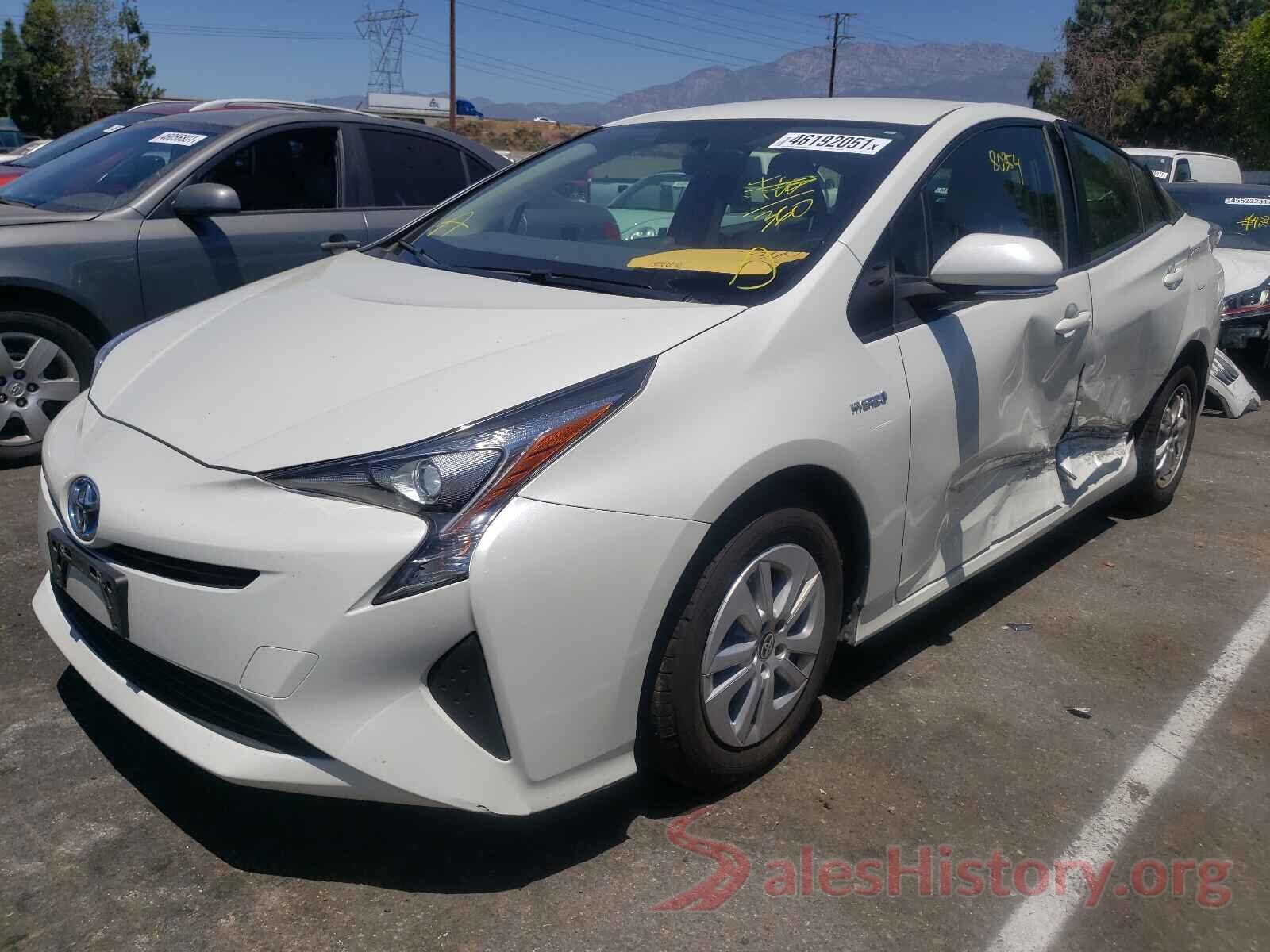 JTDKBRFU9G3521986 2016 TOYOTA PRIUS