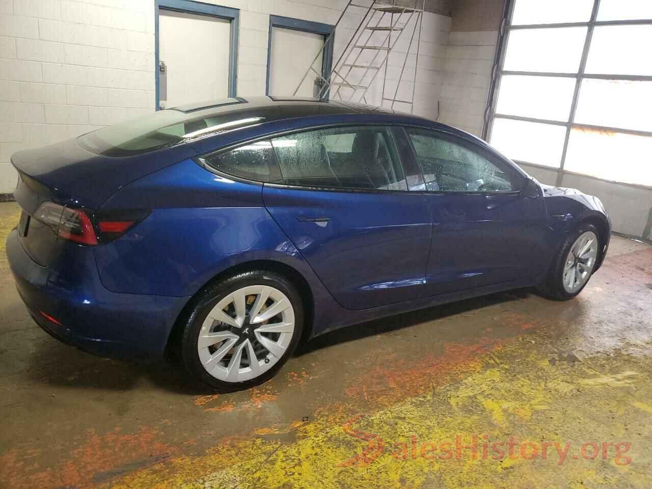 5YJ3E1EA0NF369844 2022 TESLA MODEL 3