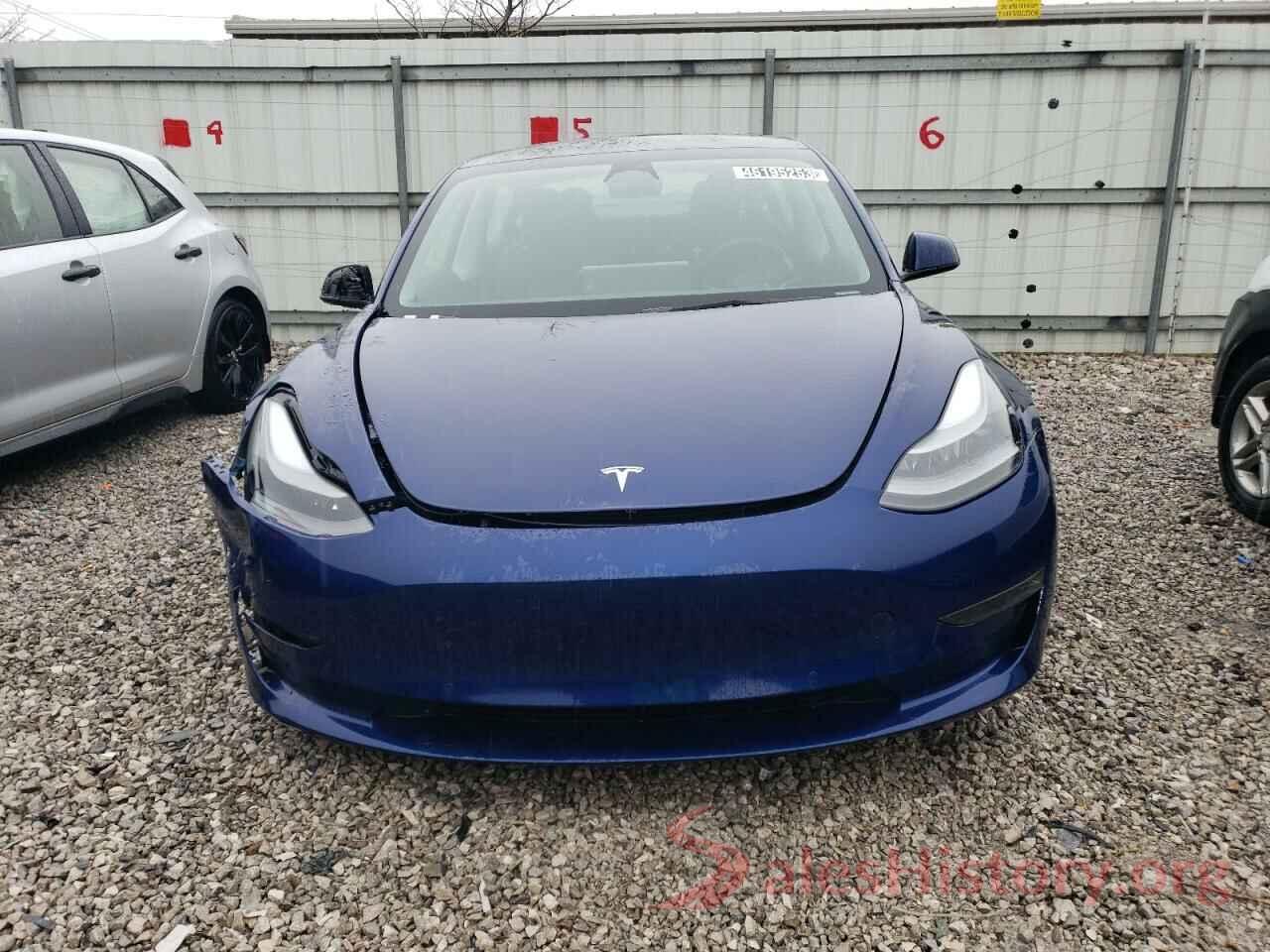 5YJ3E1EA4NF372536 2022 TESLA MODEL 3