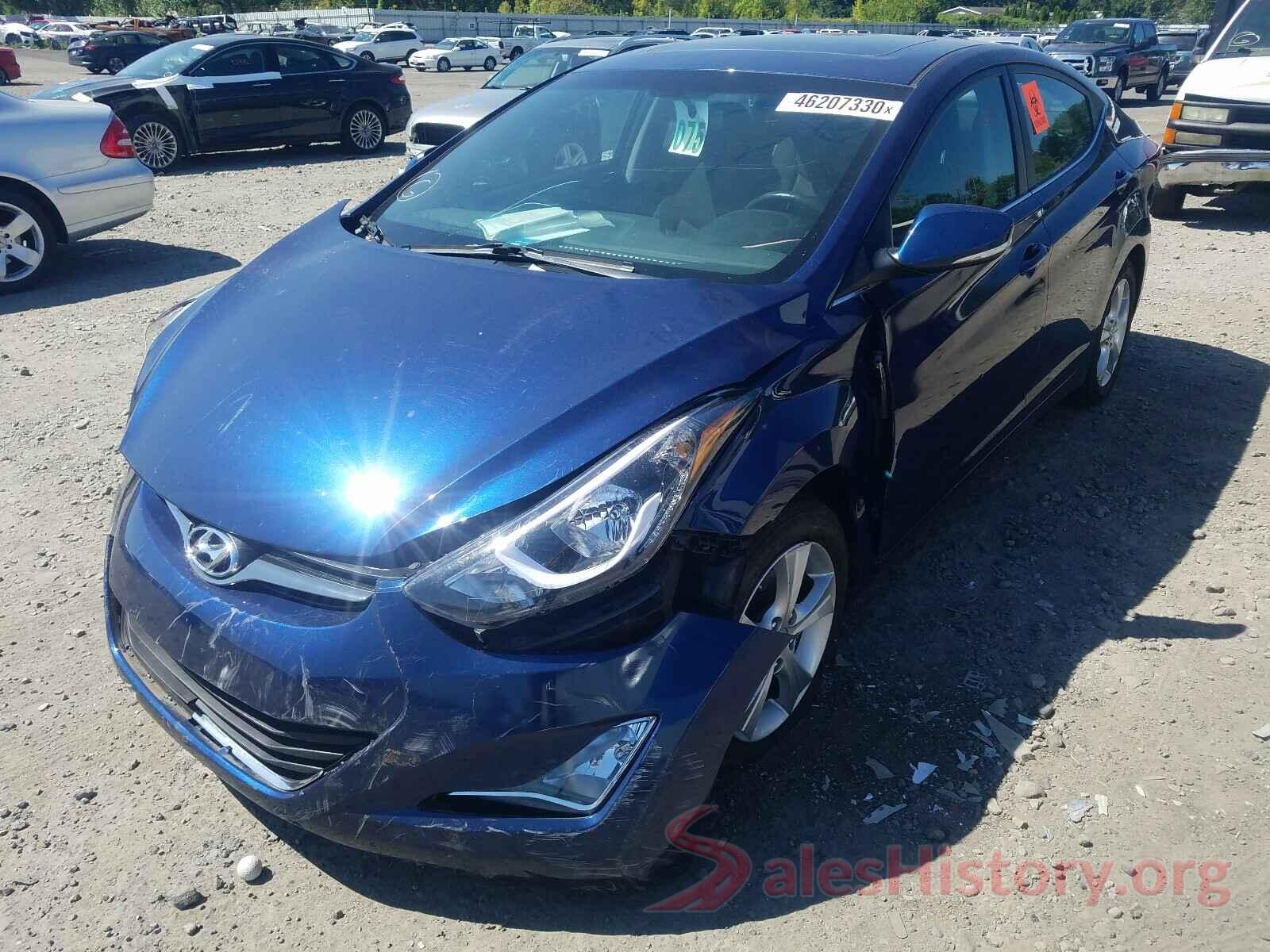 5NPDH4AE5GH687887 2016 HYUNDAI ELANTRA