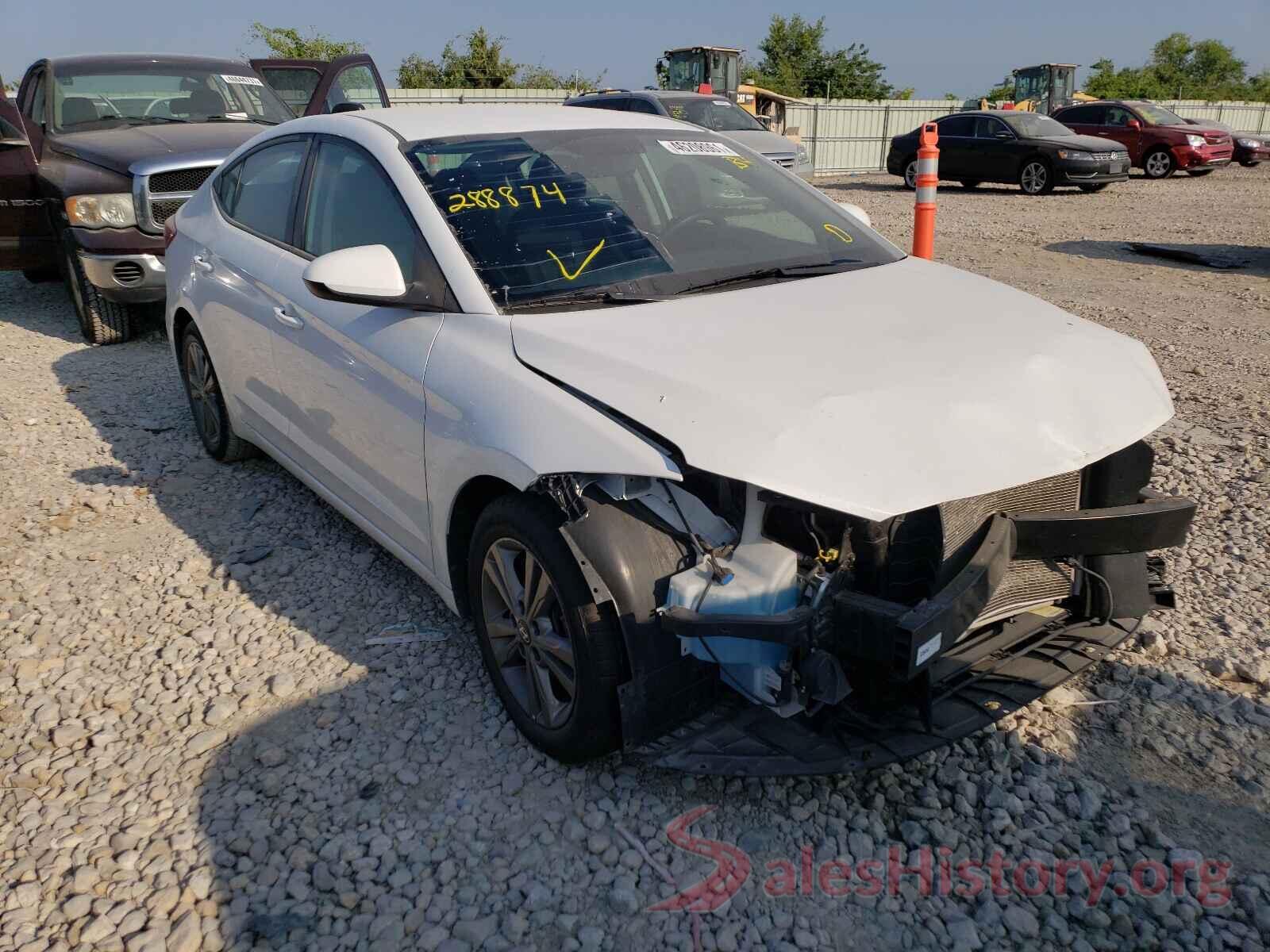 5NPD84LFXJH288874 2018 HYUNDAI ELANTRA