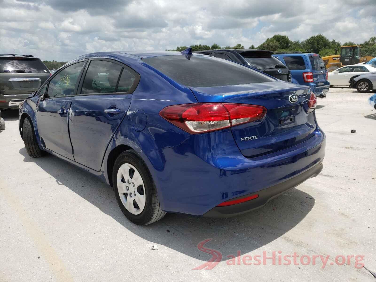 3KPFK4A77JE257012 2018 KIA FORTE