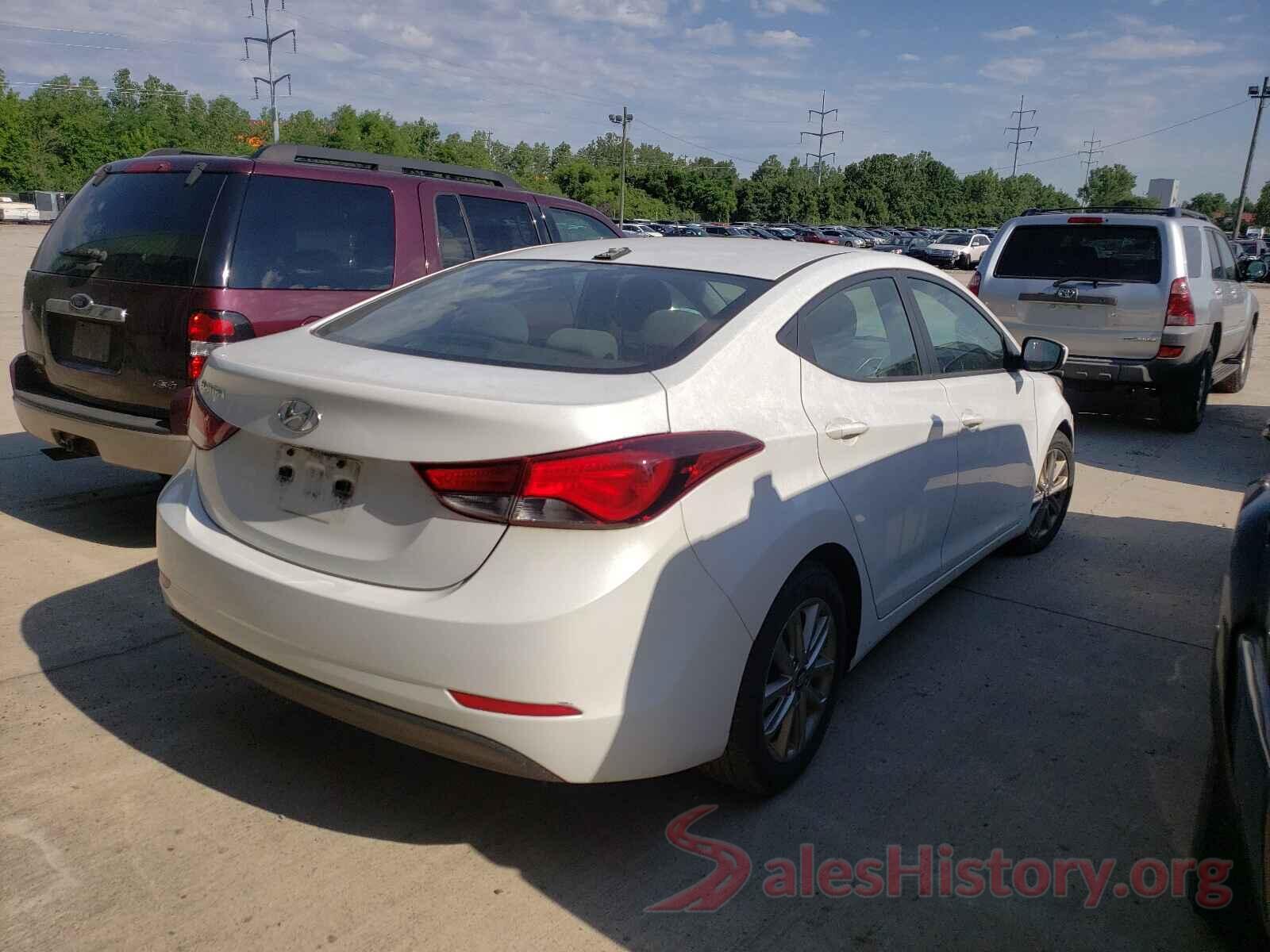 5NPDH4AE2GH688740 2016 HYUNDAI ELANTRA