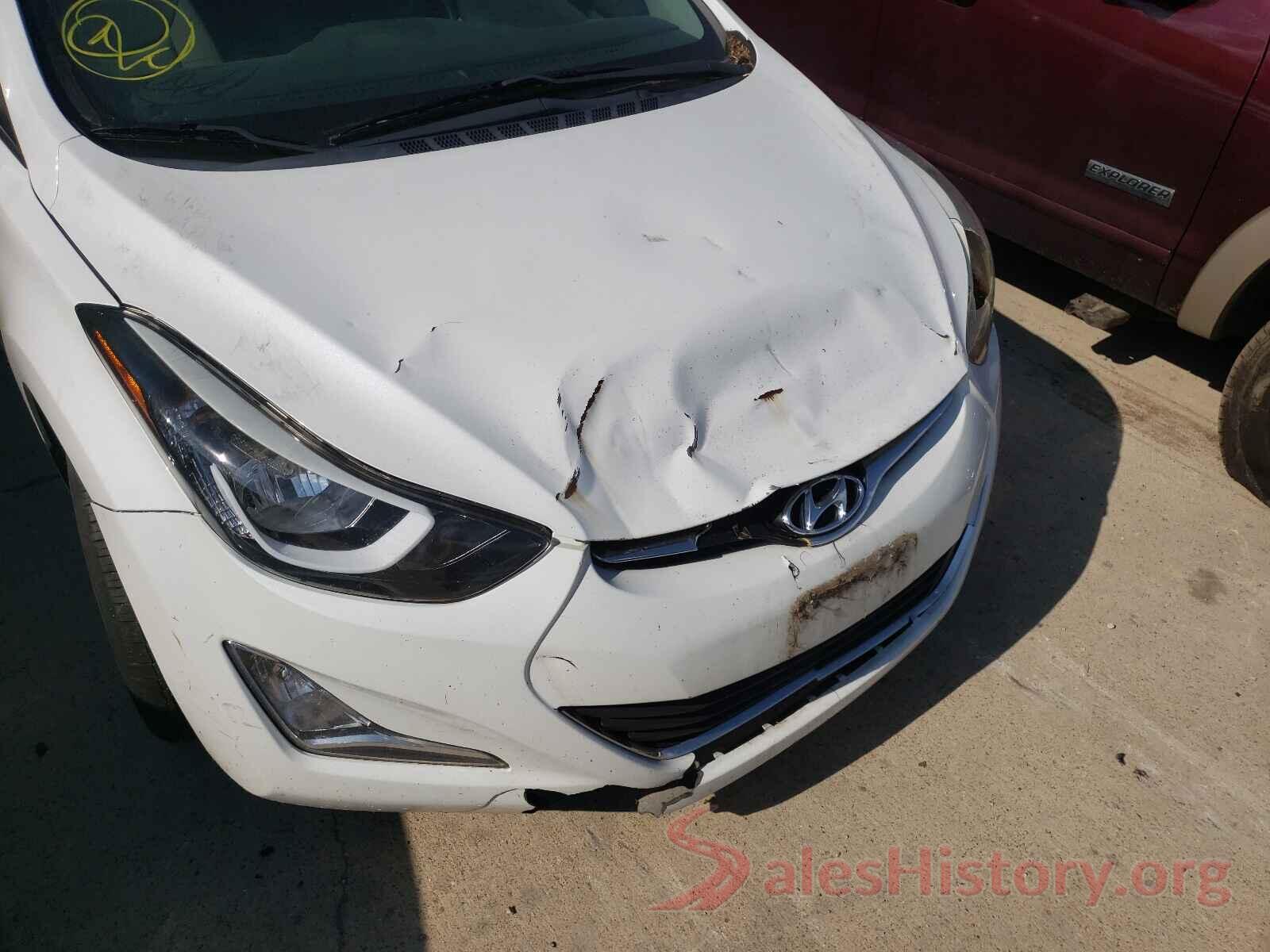 5NPDH4AE2GH688740 2016 HYUNDAI ELANTRA