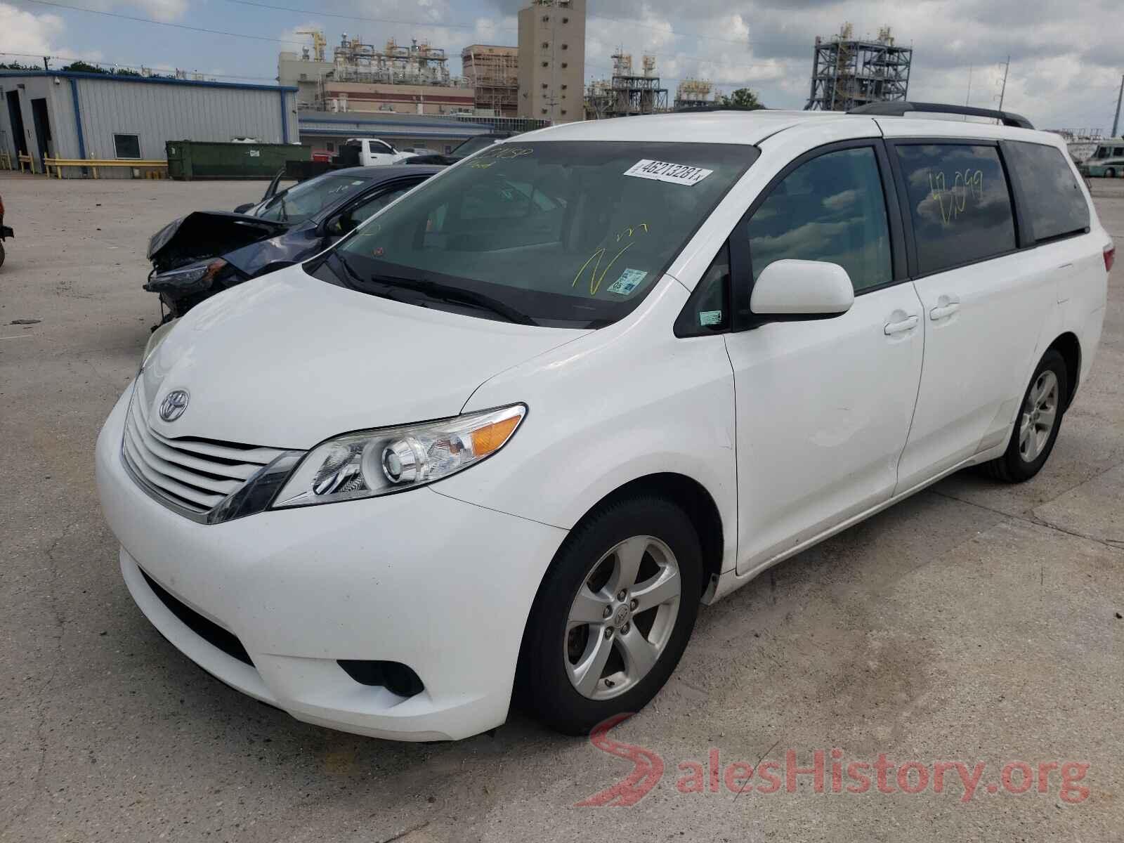 5TDKZ3DC5HS799335 2017 TOYOTA SIENNA