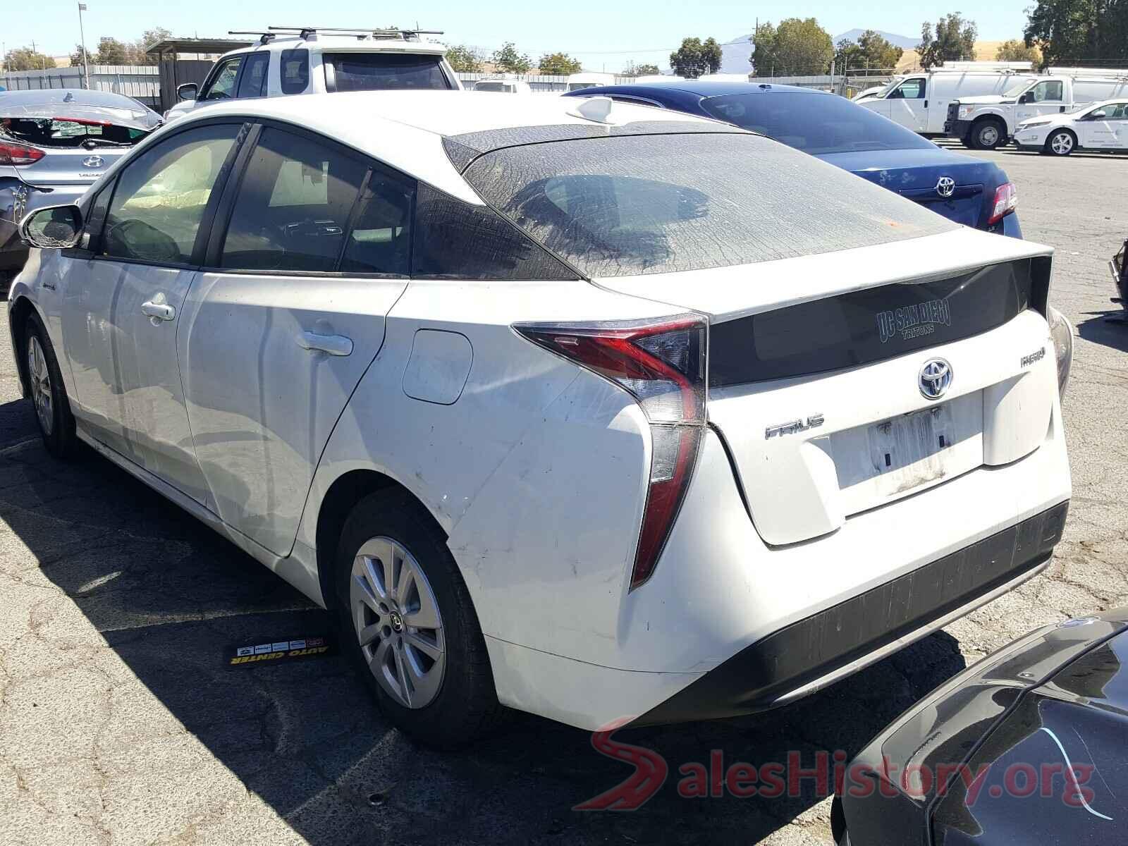 JTDKBRFU0H3056449 2017 TOYOTA PRIUS