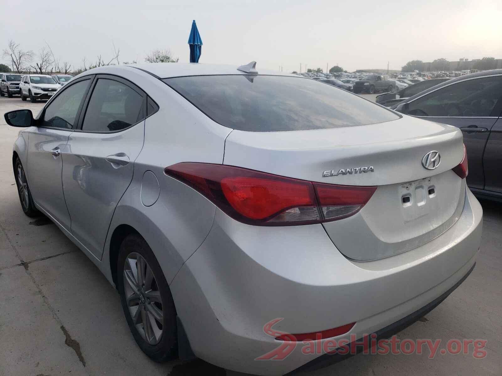 5NPDH4AE0GH657356 2016 HYUNDAI ELANTRA