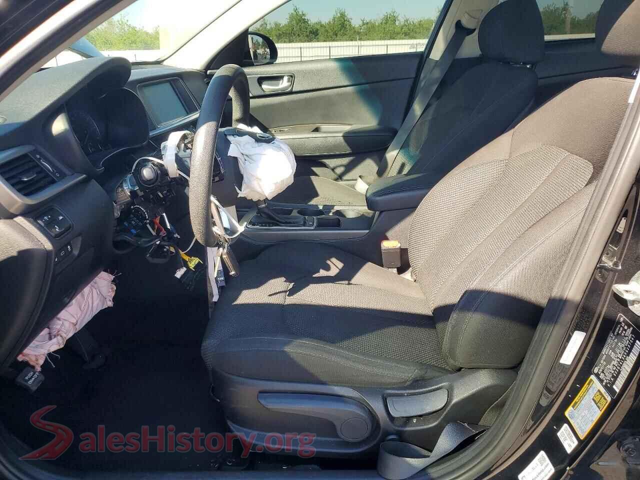 2019 KIA OPTIMA VIN 5XXGT4L34KG287847, engine bay